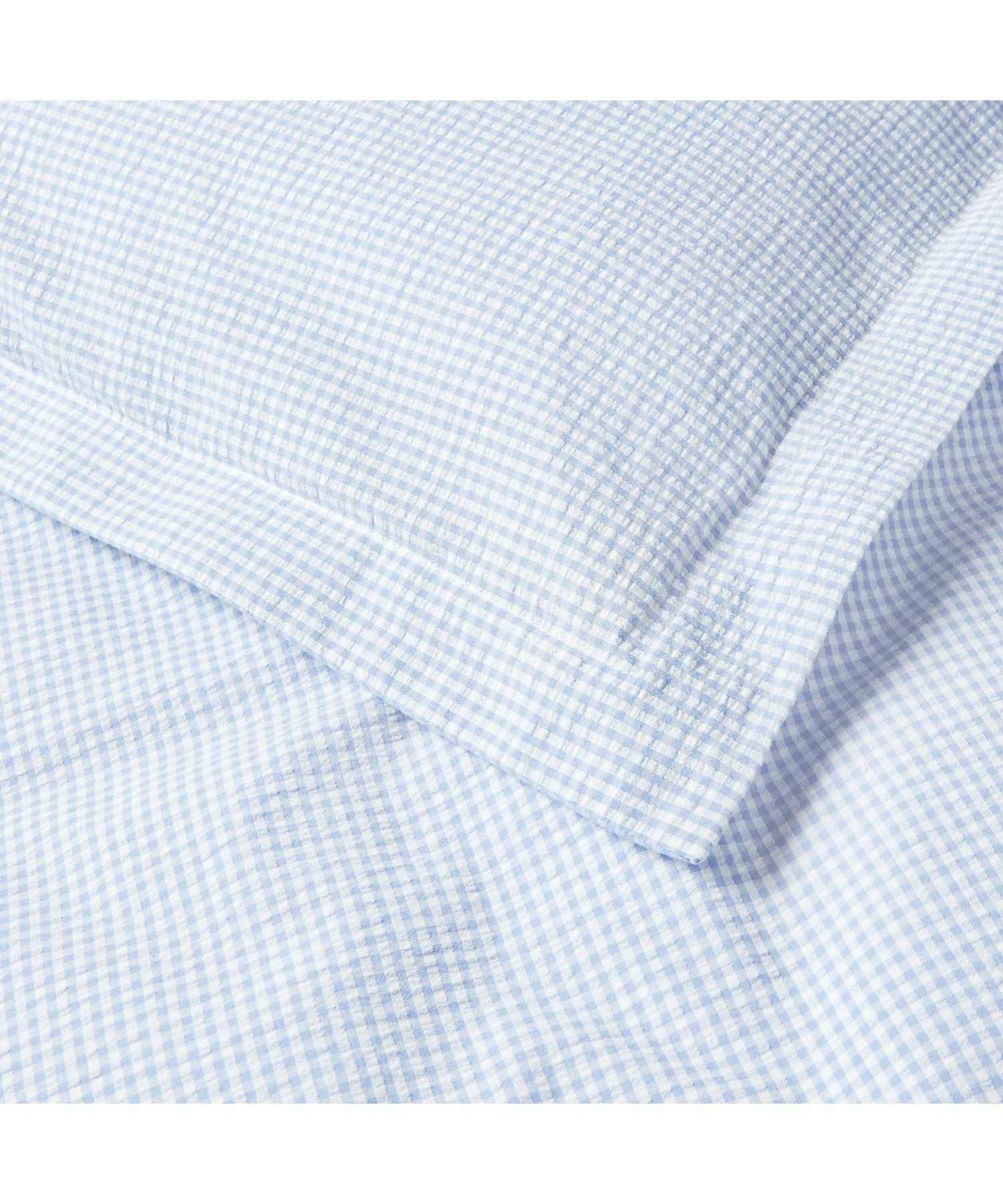 ラルフ ローレン ホーム RALPH LAUREN HOME シアサッカー ギンガム デュベ カバー/ダブルサイズ (400ブルー) 400ブルー