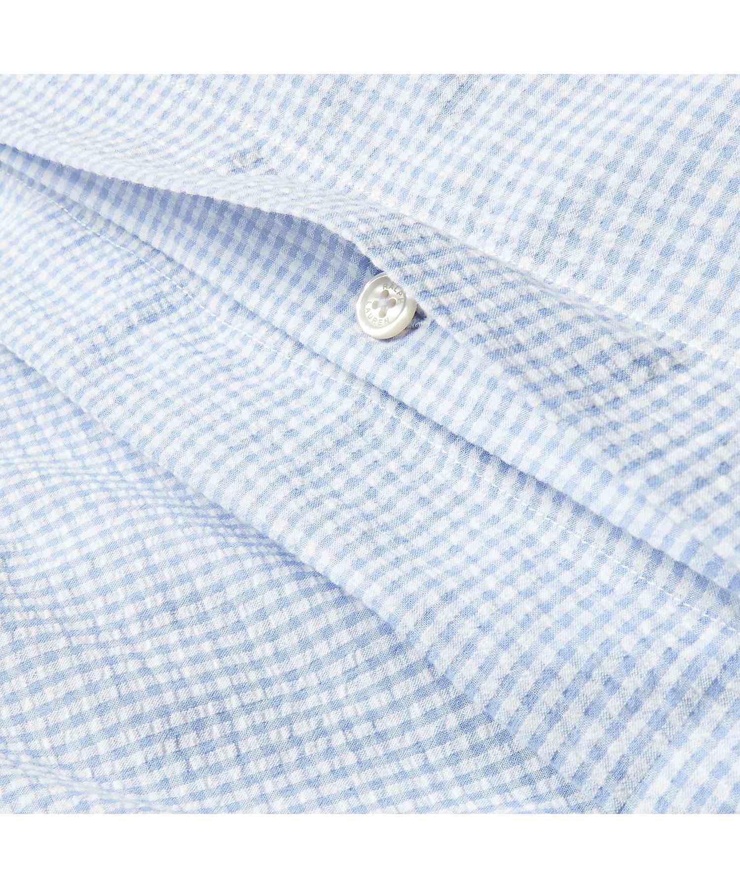 ラルフ ローレン ホーム RALPH LAUREN HOME シアサッカー ギンガム デュベ カバー/シングルサイズ (400ブルー) 400ブルー