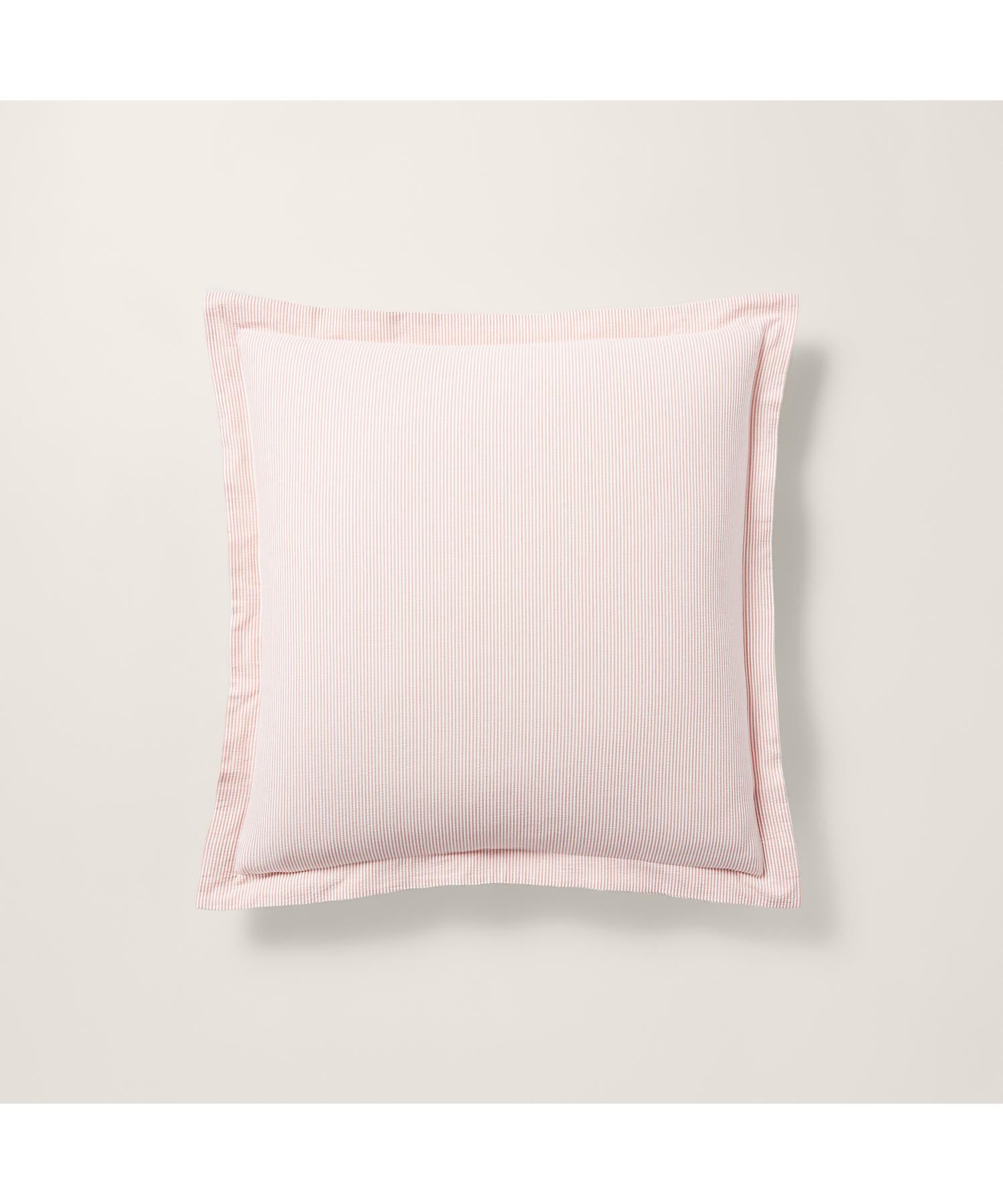 ラルフ ローレン ホーム RALPH LAUREN HOME シアサッカー ストライプ ユーロ シャム (650ピンク) 650ピンク
