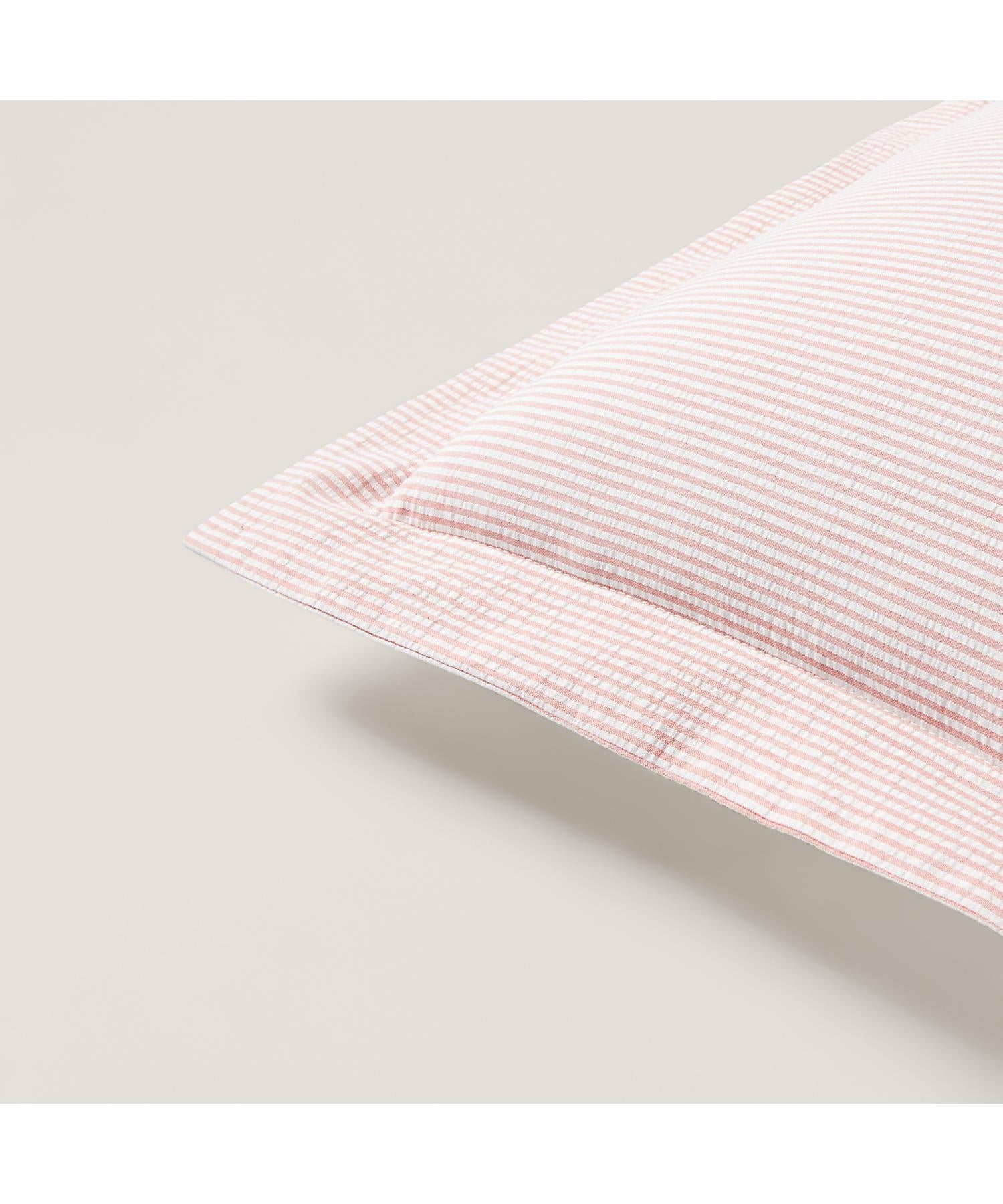 ラルフ ローレン ホーム RALPH LAUREN HOME シアサッカー ストライプ ユーロ シャム (650ピンク) 650ピンク