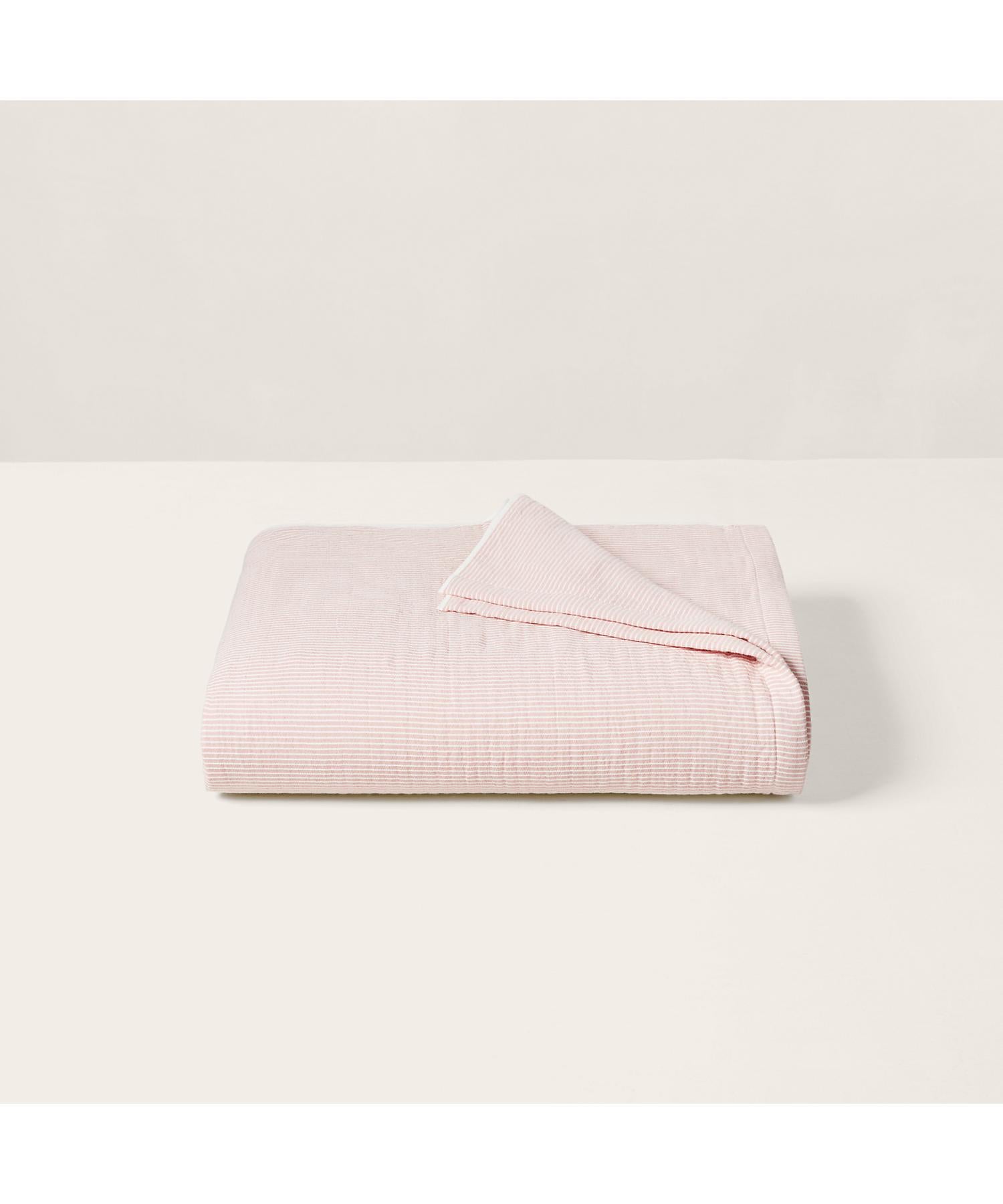 Ralph Lauren HOME Seersucker Stripe Small Single Towel Blanket