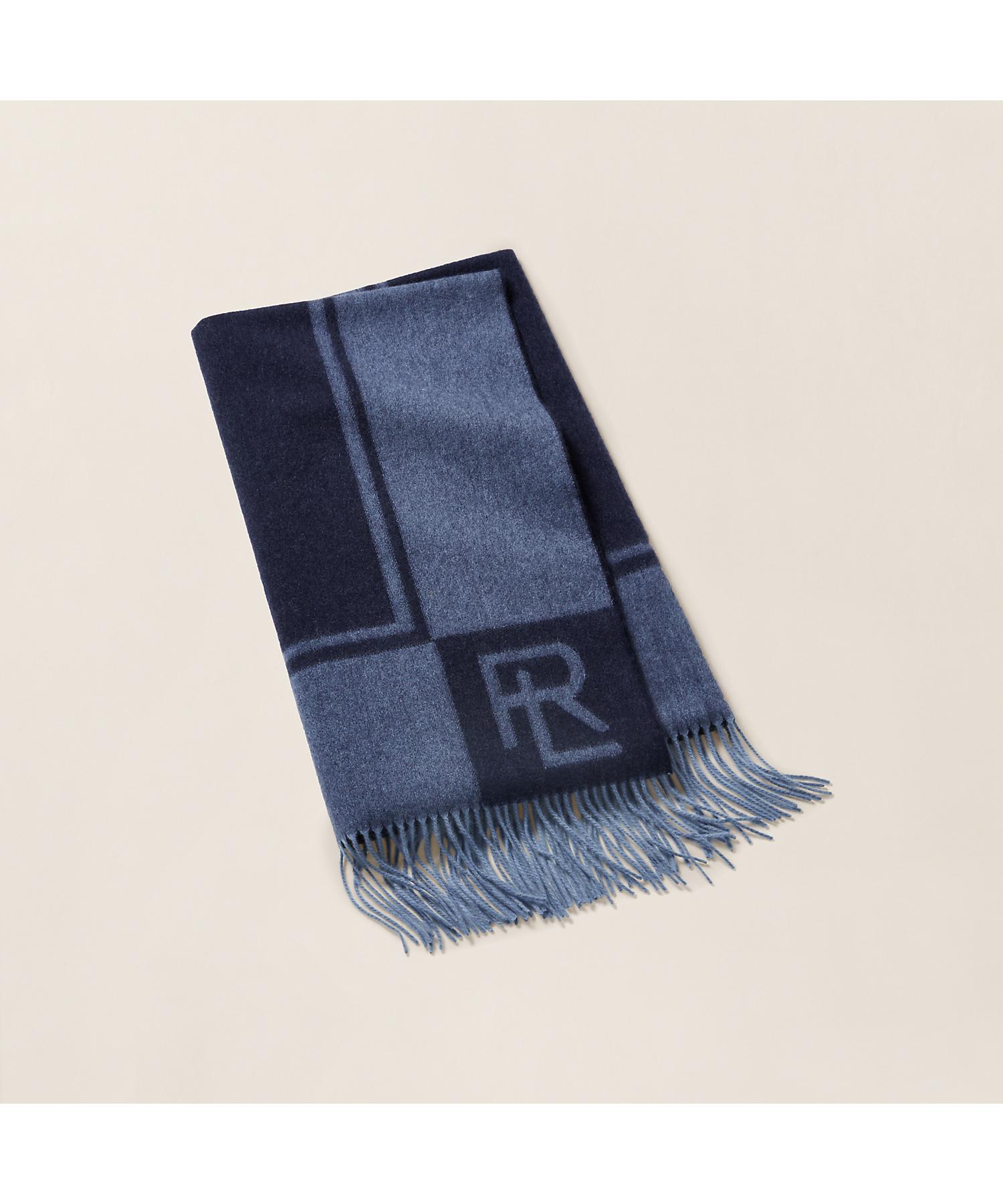 ラルフ ローレン ホーム RALPH LAUREN HOME Hawkins ハーフ ブランケット (410ネイビー) 410ネイビー