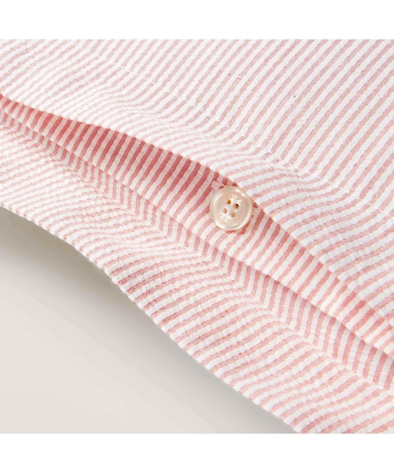 ラルフ ローレン ホーム RALPH LAUREN HOME シアサッカー ストライプ スタンダード シャム (650ピンク) 650ピンク