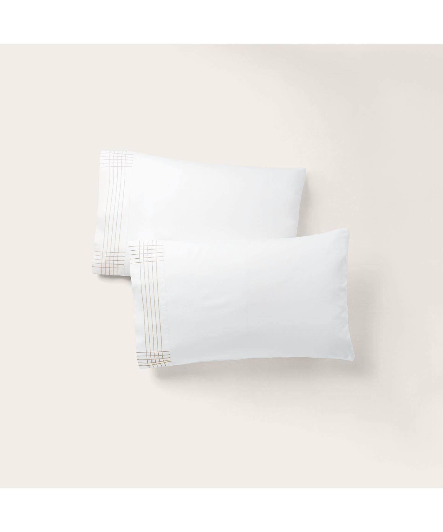 ラルフ ローレン ホーム RALPH LAUREN HOME オーガニック コットン ハンカチーフ ピローケース (270ブラウン) 270ブラウン