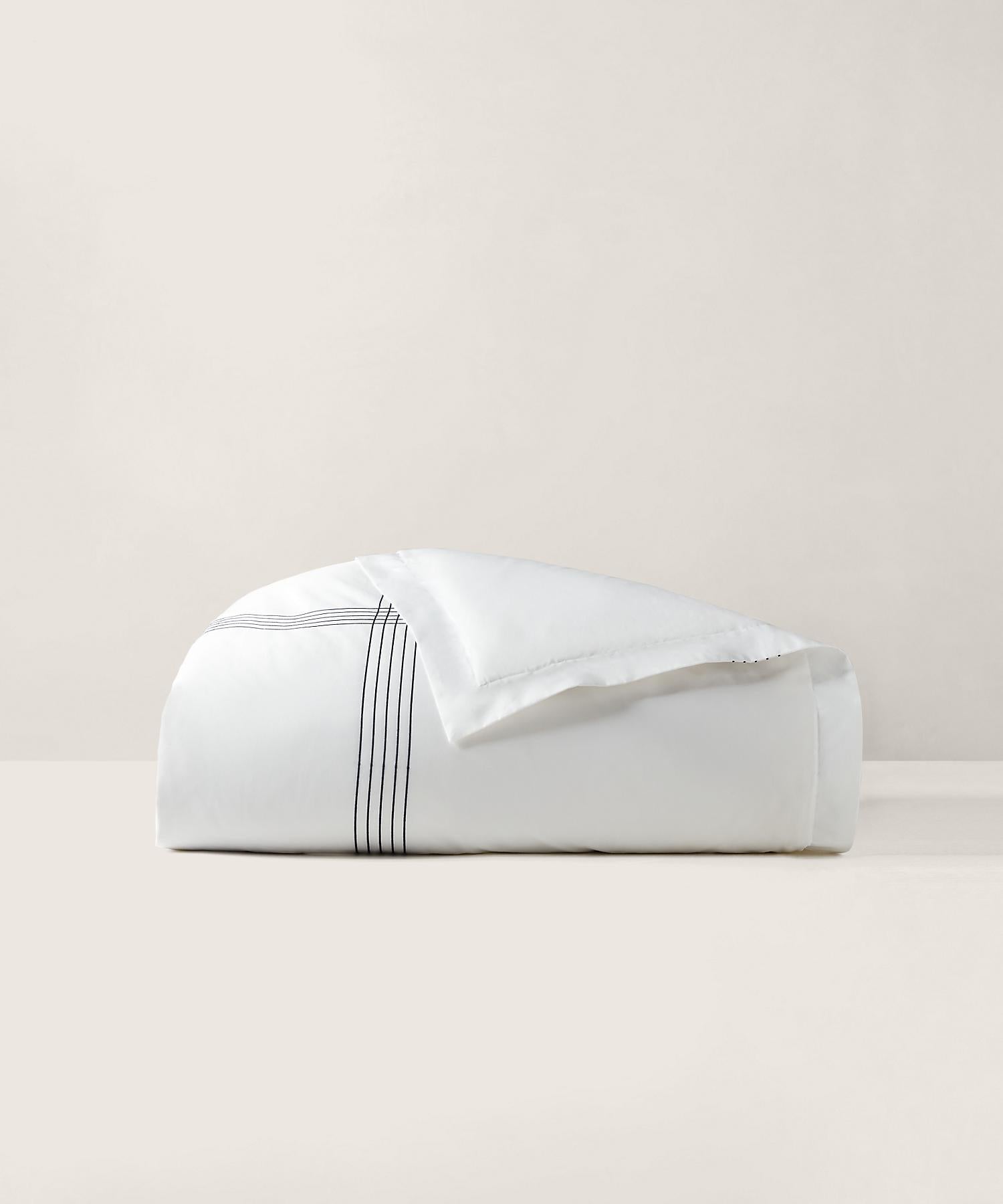 ラルフ ローレン ホーム RALPH LAUREN HOME オーガニック コットン サティーン ハンカチーフ デュベ カバー/クイーンサイズ (410ネイビー) 410ネイビー