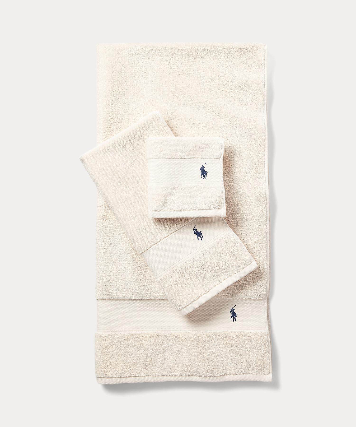 ラルフ ローレン ホーム RALPH LAUREN HOME Polo ハンドタオル (101ナチュラル) 101ナチュラル