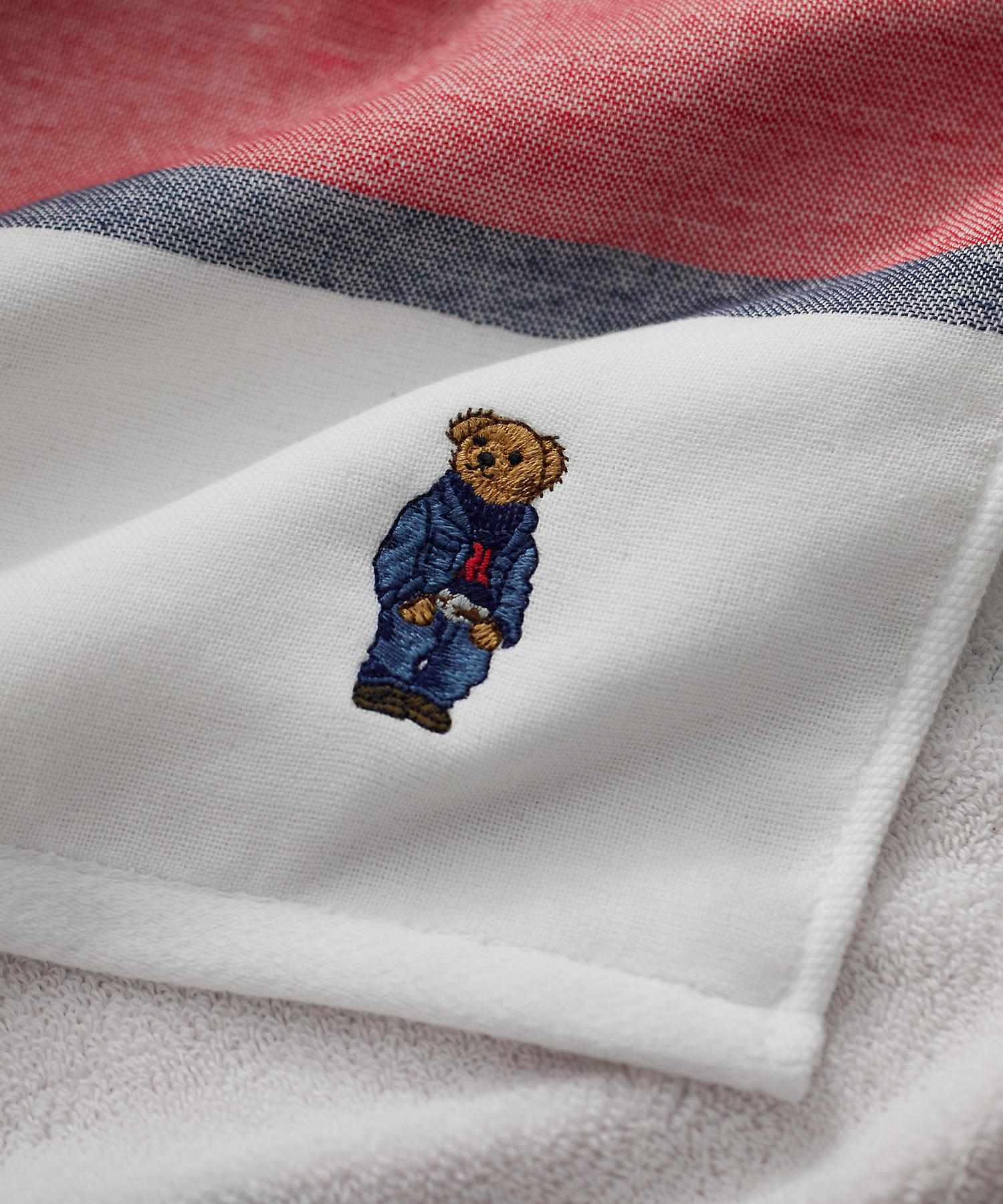 ラルフ ローレン ホーム RALPH LAUREN HOME RL Polo ベア スモール シングル タオルケット (101ナチュラル) 101ナチュラル