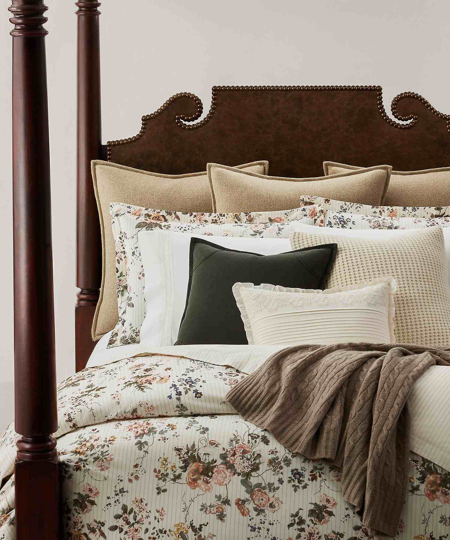 ラルフ ローレン ホーム RALPH LAUREN HOME THOMPSON デュベ カバー/クイーンサイズ (101ナチュラル) 101ナチュラル