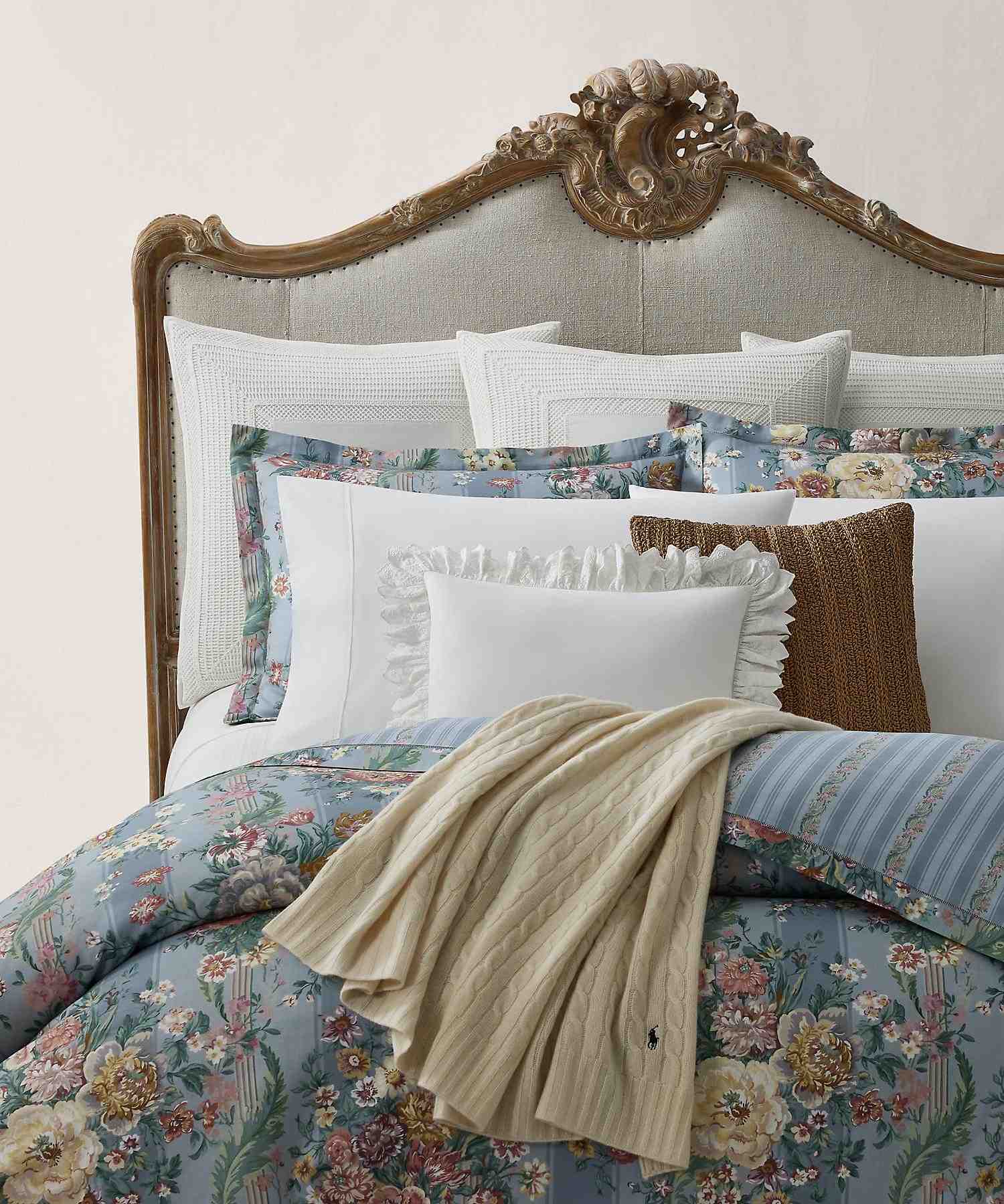 ラルフ ローレン ホーム RALPH LAUREN HOME ADALIA デュベ カバー/クイーンサイズ (400ブルー) 400ブルー