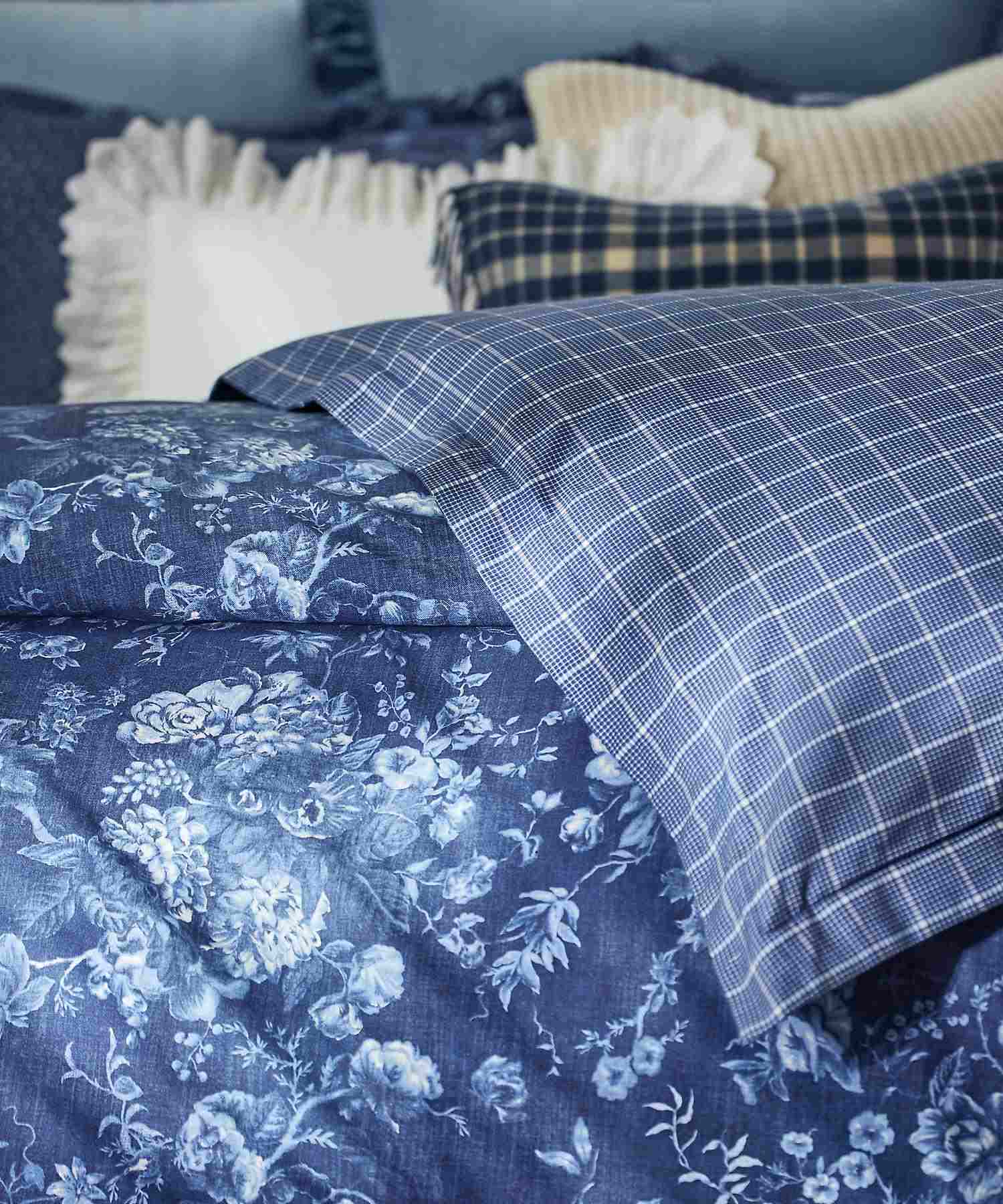 ラルフ ローレン ホーム RALPH LAUREN HOME KATHRYN デュベ カバー/ダブルサイズ (410ネイビー) 410ネイビー