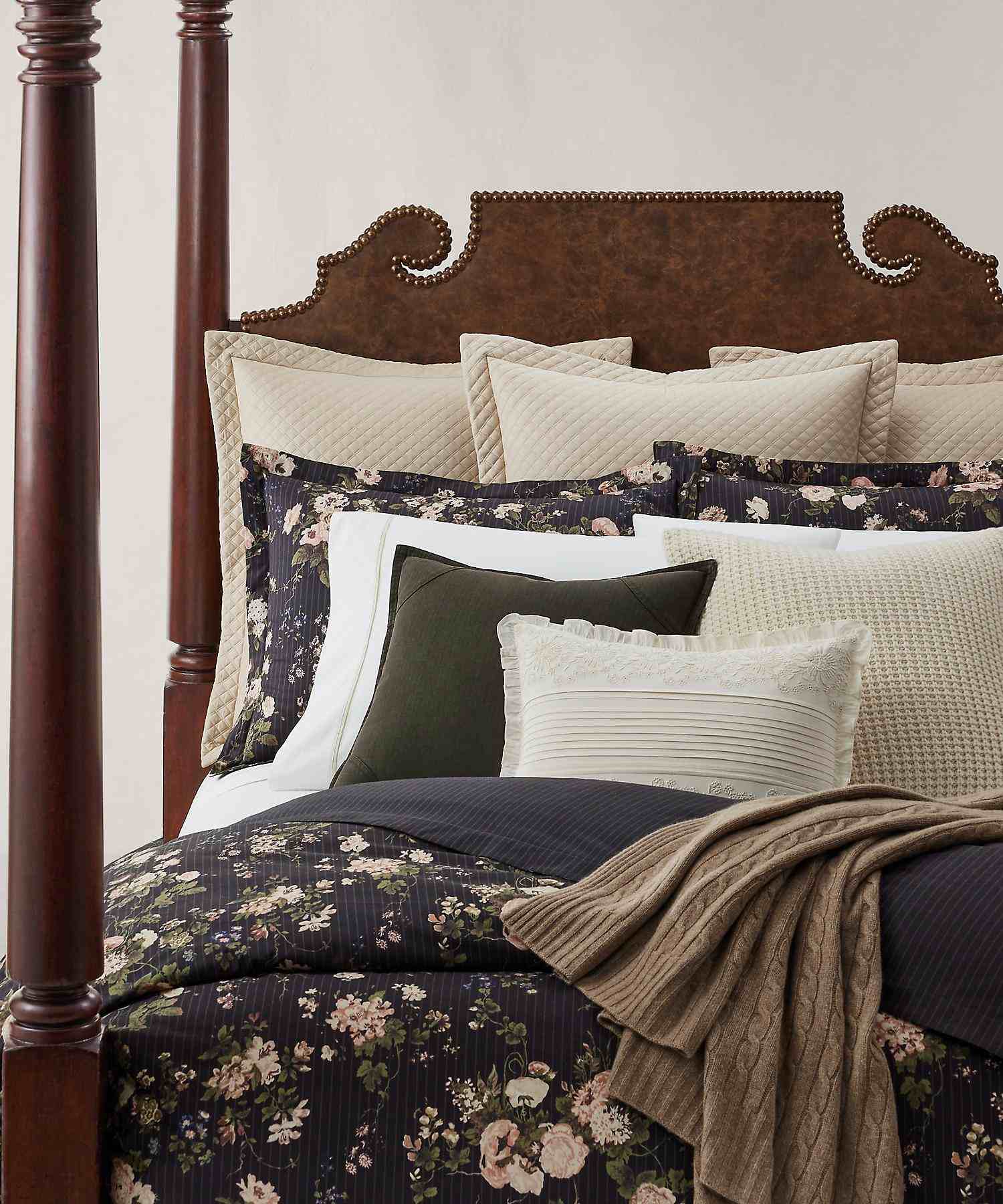 ラルフ ローレン ホーム RALPH LAUREN HOME THOMPSON デュベ カバー/クイーンサイズ (020グレー) 020グレー