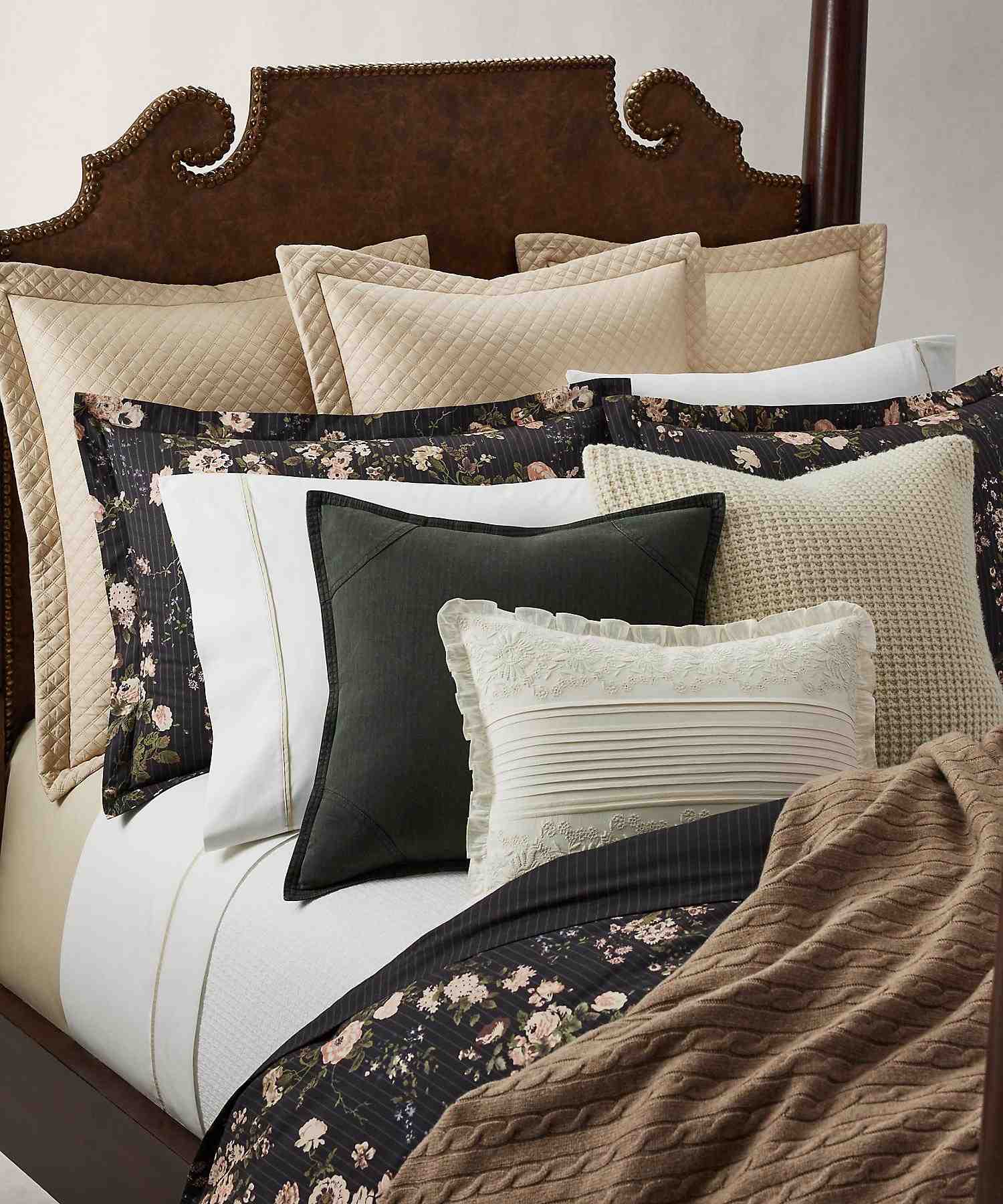 ラルフ ローレン ホーム RALPH LAUREN HOME THOMPSON デュベ カバー/クイーンサイズ (020グレー) 020グレー