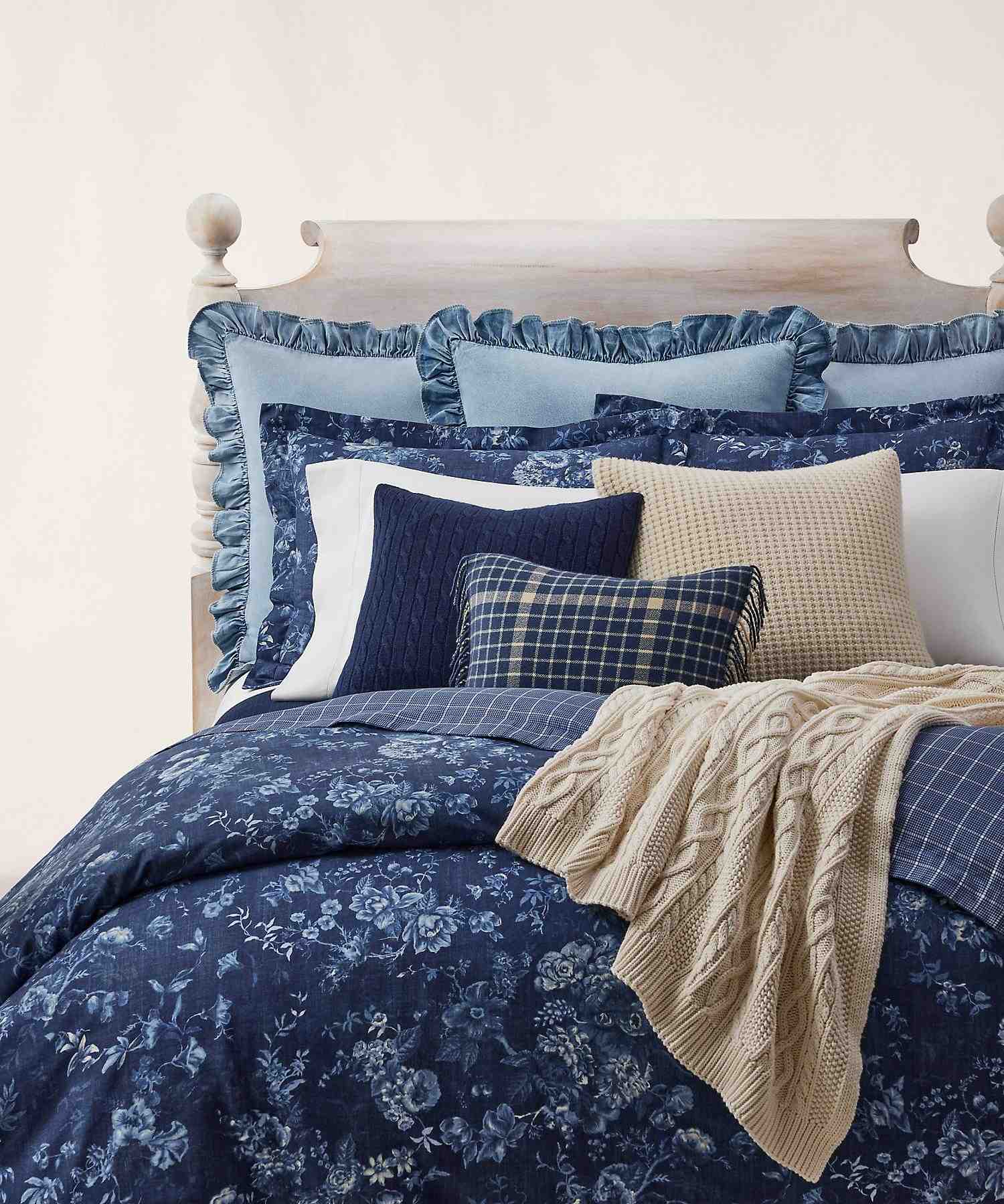 ラルフ ローレン ホーム RALPH LAUREN HOME KATHRYN デュベ カバー/シングルサイズ (410ネイビー) 410ネイビー