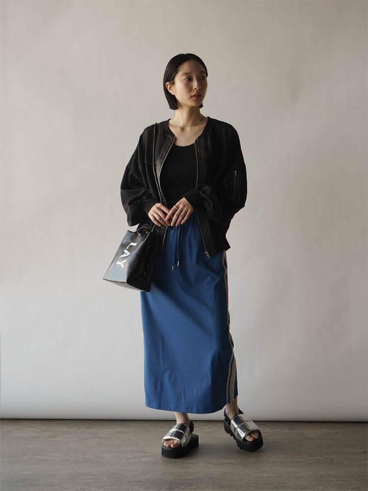 ラディエイト RADIATE ライントラックスカート (ブルー) ブルー