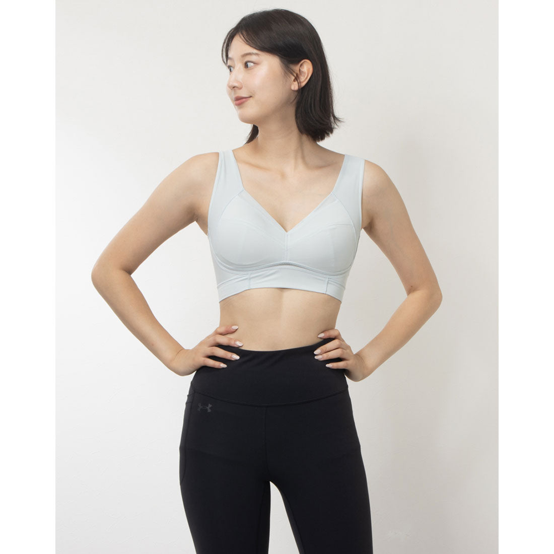 ラクシテスッキリ 楽してスッキリ 吸水速乾ソフトフィットサポートノンワイヤーブラ,ブルー