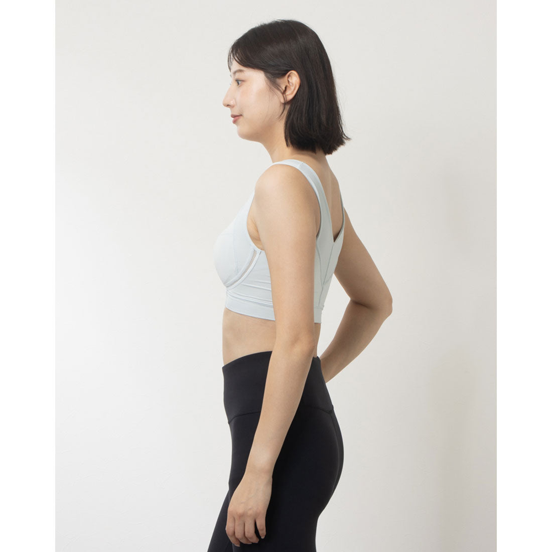 ラクシテスッキリ 楽してスッキリ 吸水速乾ソフトフィットサポートノンワイヤーブラ