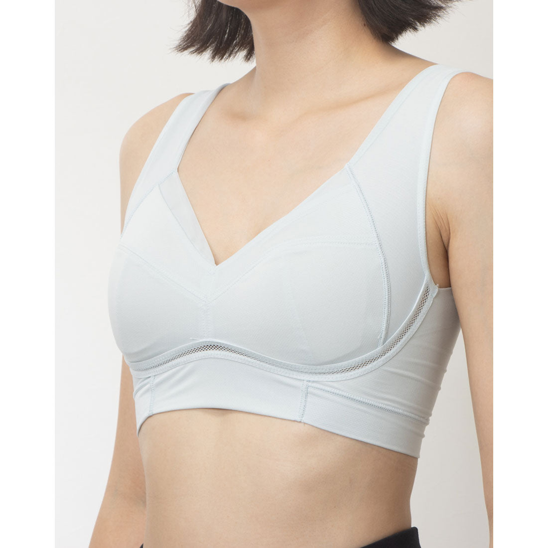 ラクシテスッキリ 楽してスッキリ 吸水速乾ソフトフィットサポートノンワイヤーブラ