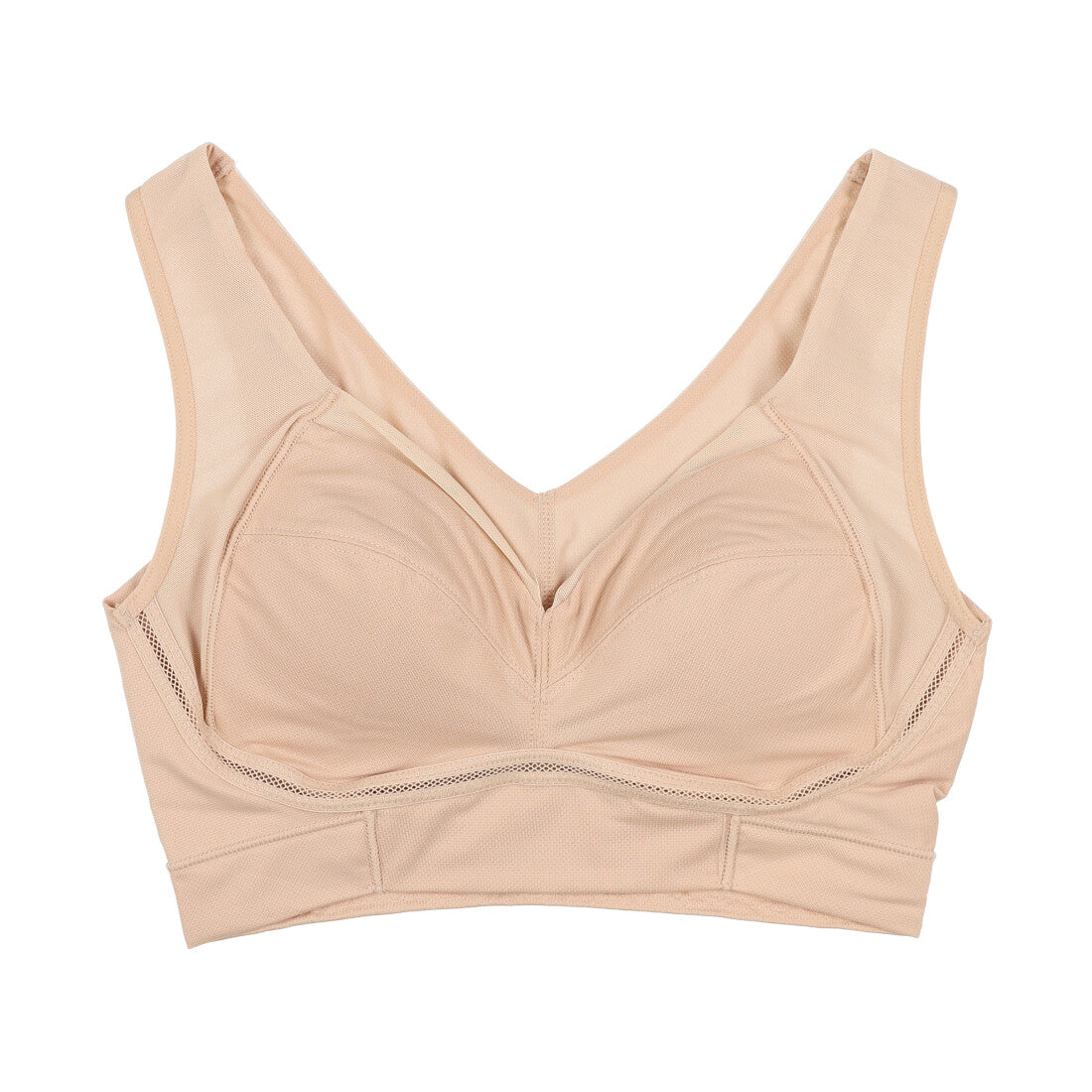 Rakusite Sukkiri Easy and Refreshing Quick-Drying Soft Fit Support Non-Wire Bra