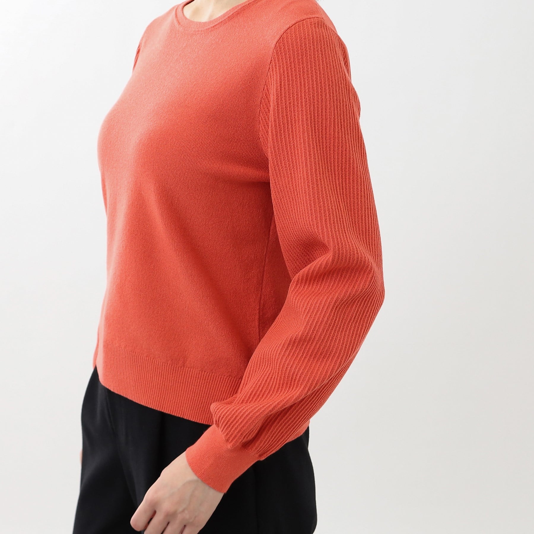 リフレクト Reflect 【マシンウォッシュ可】パフスリーブニット (オフホワイト(003)) オフホワイト(003)