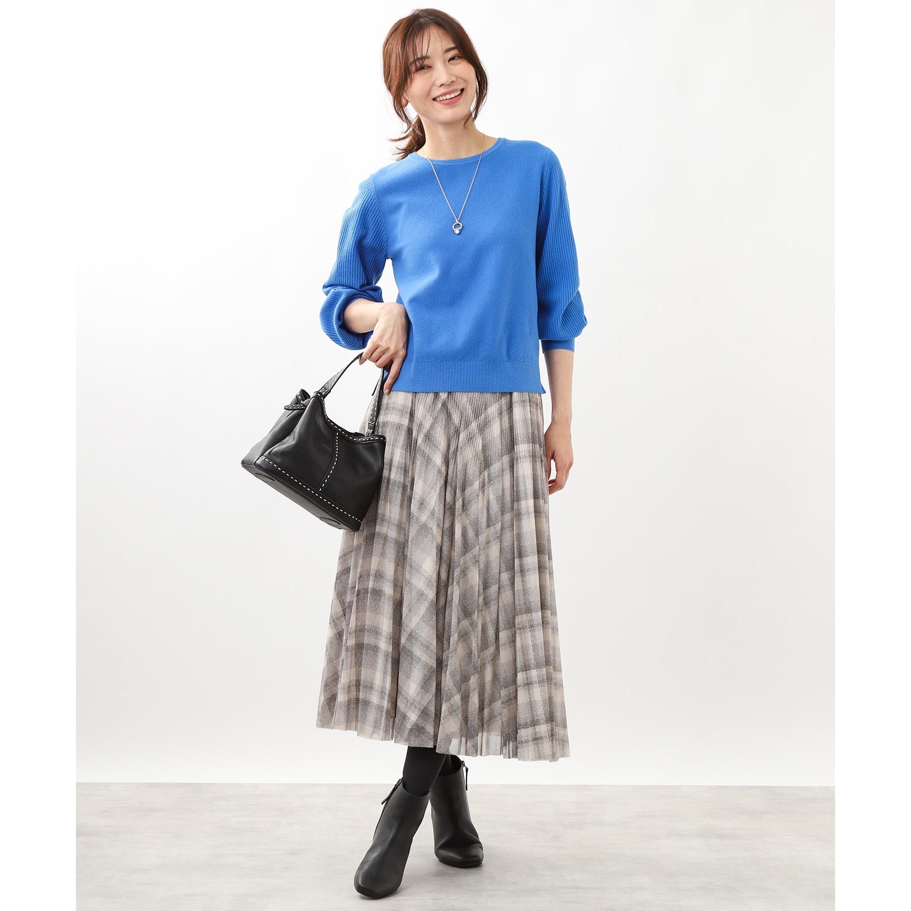 リフレクト Reflect 【マシンウォッシュ可】パフスリーブニット (オフホワイト(003)) オフホワイト(003)