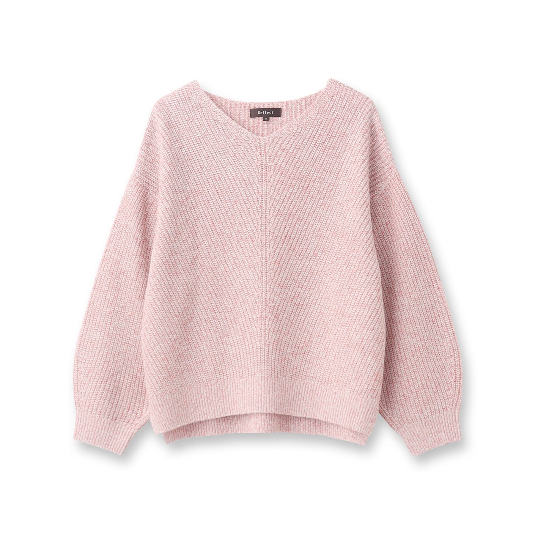 リフレクト Reflect 【洗える】ミックスカラーニット (オフホワイト(003)) オフホワイト(003)