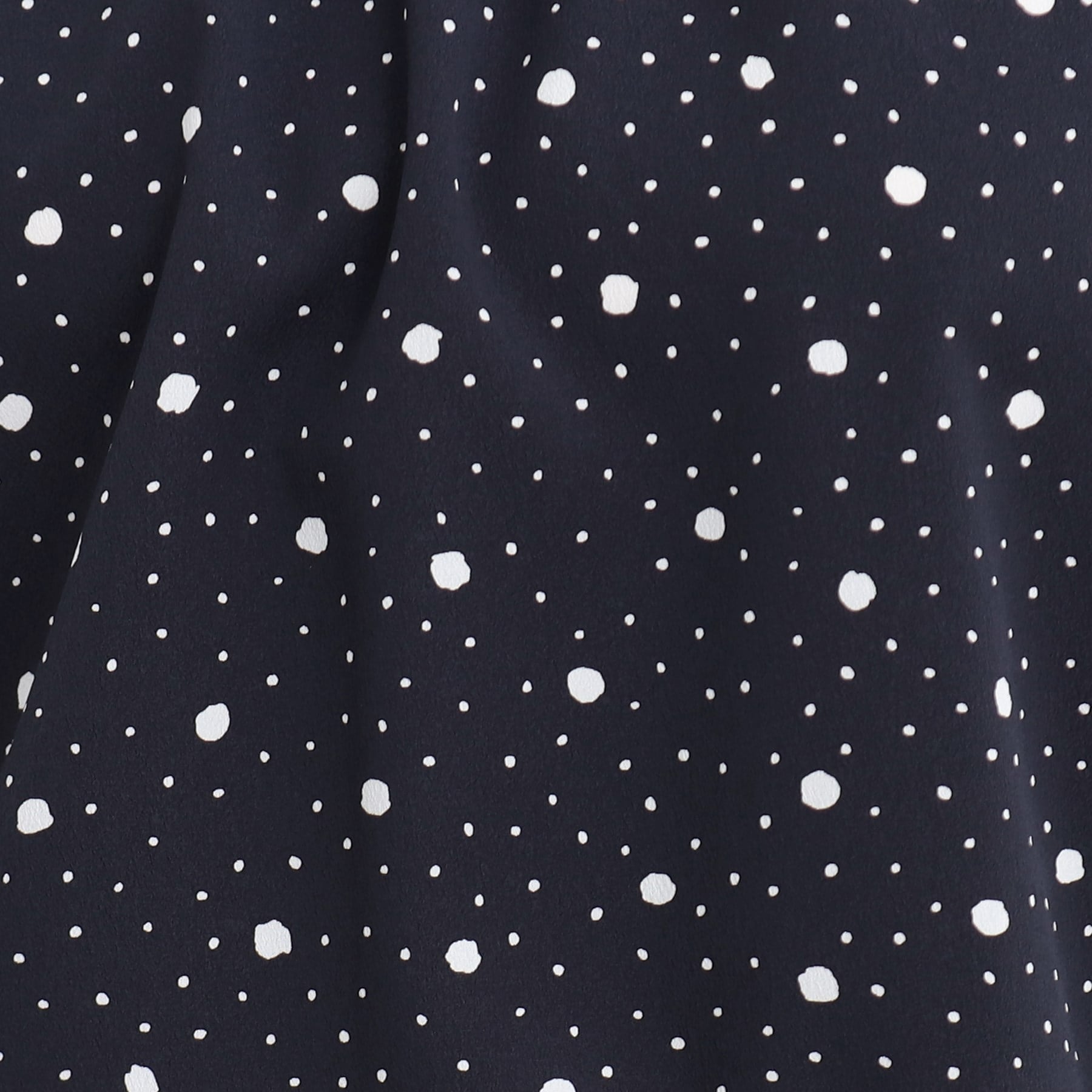 リフレクト Reflect 【フォーマル/入卒/ママスーツ/マシンウォッシュ可】ドットプリントブラウス (オフホワイト(103)) オフホワイト(103)