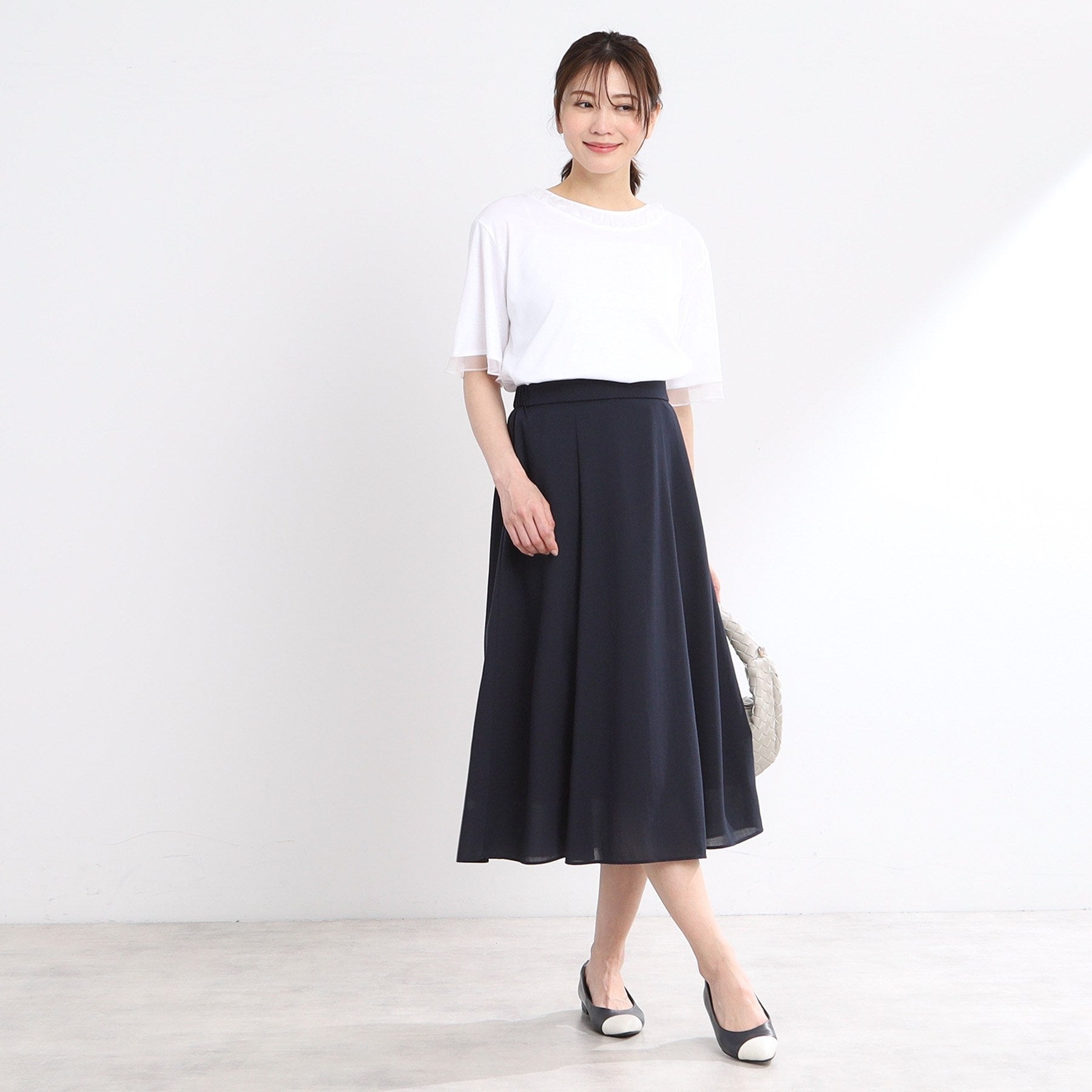 リフレクト Reflect 【接触冷感/洗える】キレイめジャージプルオーバー (ネイビー(094)) ネイビー(094)