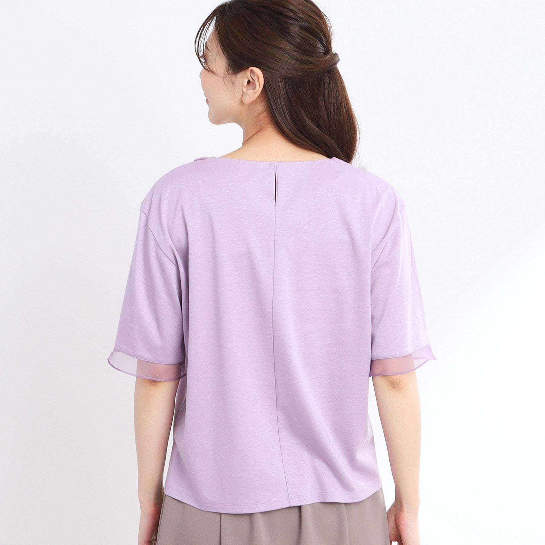 リフレクト Reflect 【接触冷感/洗える】キレイめジャージプルオーバー (ネイビー(094)) ネイビー(094)