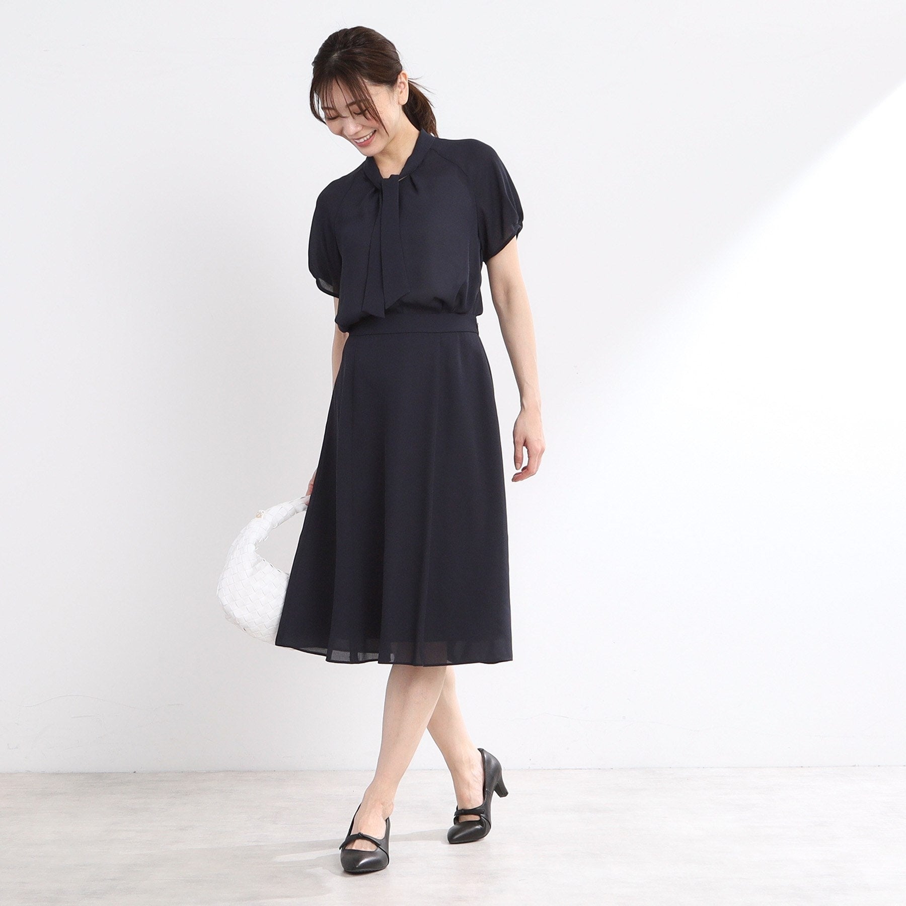 リフレクト Reflect 【マシンウォッシュ可/セットアップ可】Aラインスカート (ネイビー(094)) ネイビー(094)