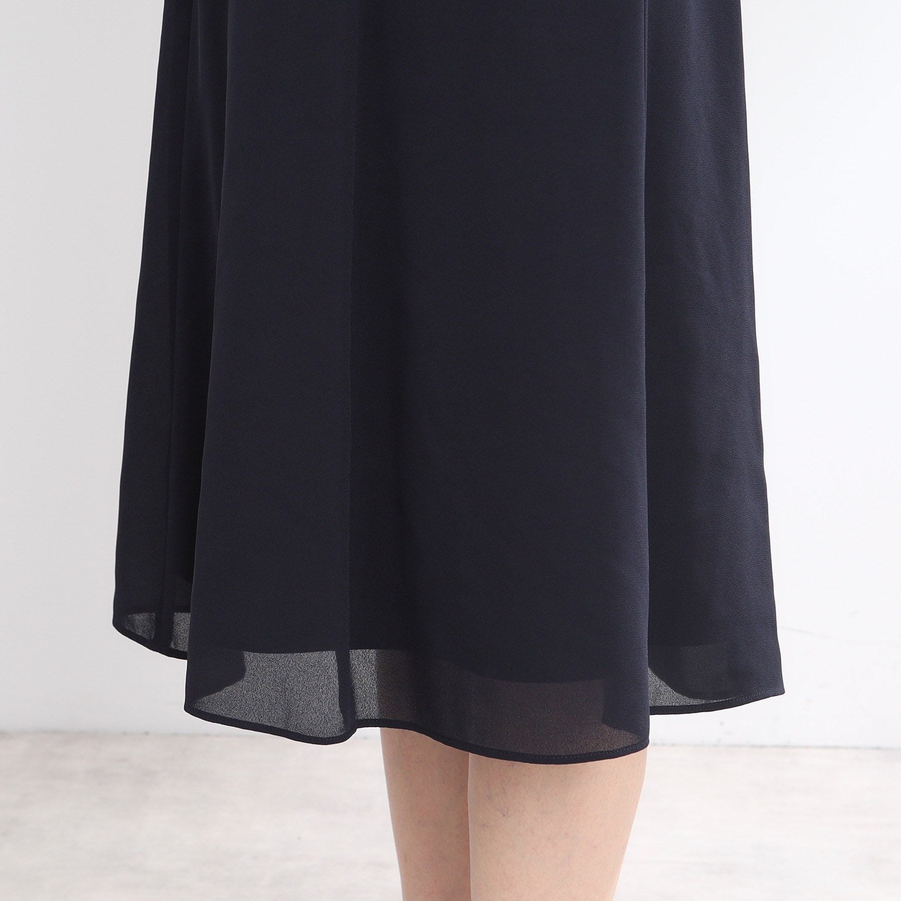 リフレクト Reflect 【マシンウォッシュ可/セットアップ可】Aラインスカート (ネイビー(094)) ネイビー(094)