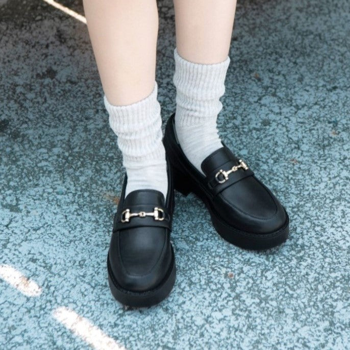 リゾイ REZOY 【2025AW新作】【REZOY】ゴールドビットベーシックローファー (ブラック) ブラック