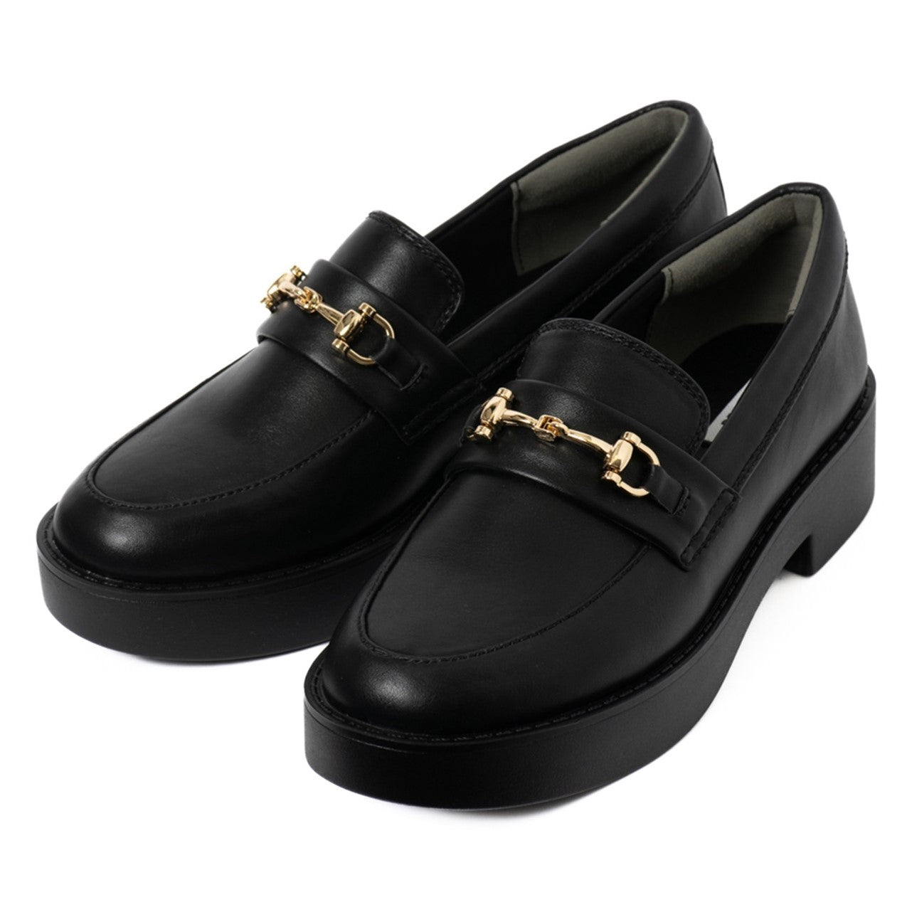 リゾイ REZOY 【2025AW新作】【REZOY】ゴールドビットベーシックローファー (ブラック) ブラック