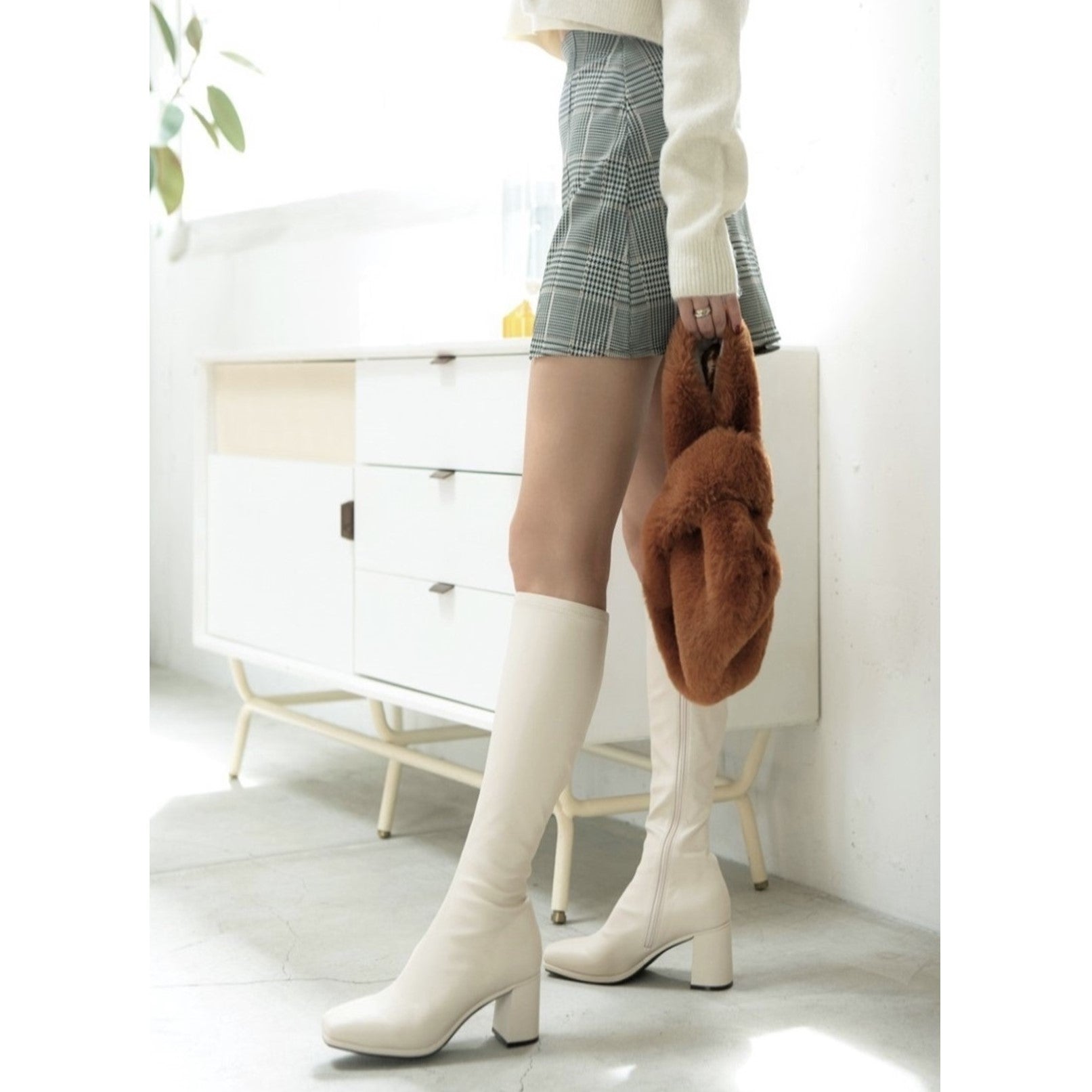 REZOY 【2025AW New Collection】【REZOY】Center Seam Square Toe 