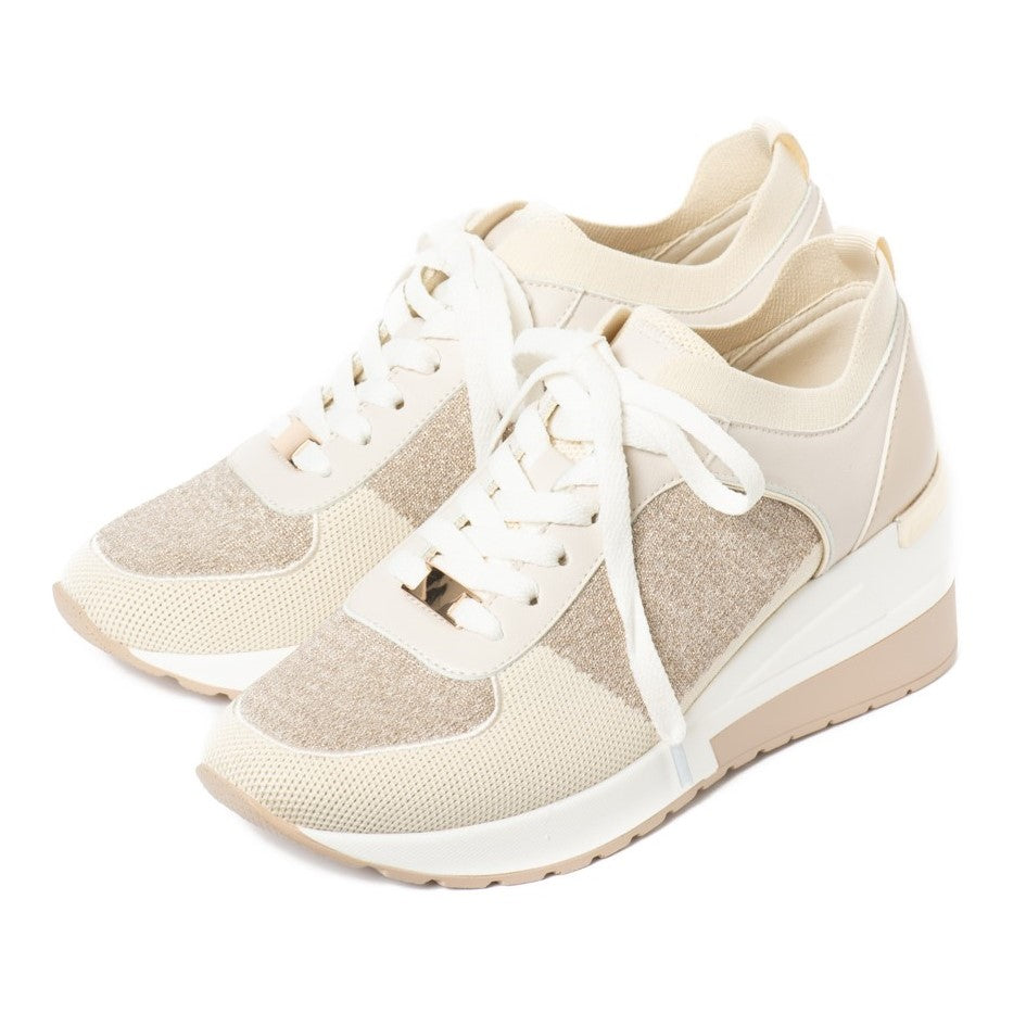 リゾイ REZOY ニットコンビ厚底ソールスニーカー