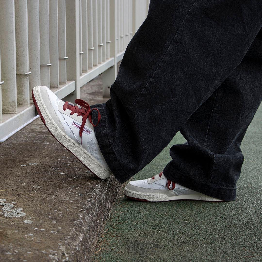 クラブシー 85 / CLUB C 85 (ホワイト/レッド) ホワイト/レッド