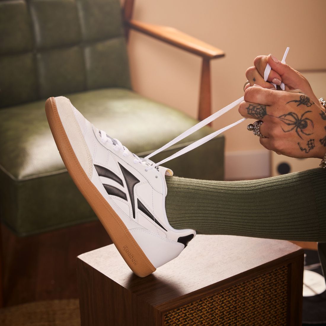 ファイナル / REEBOK FINALE SA (ホワイト/ブラック) ホワイト/ブラック