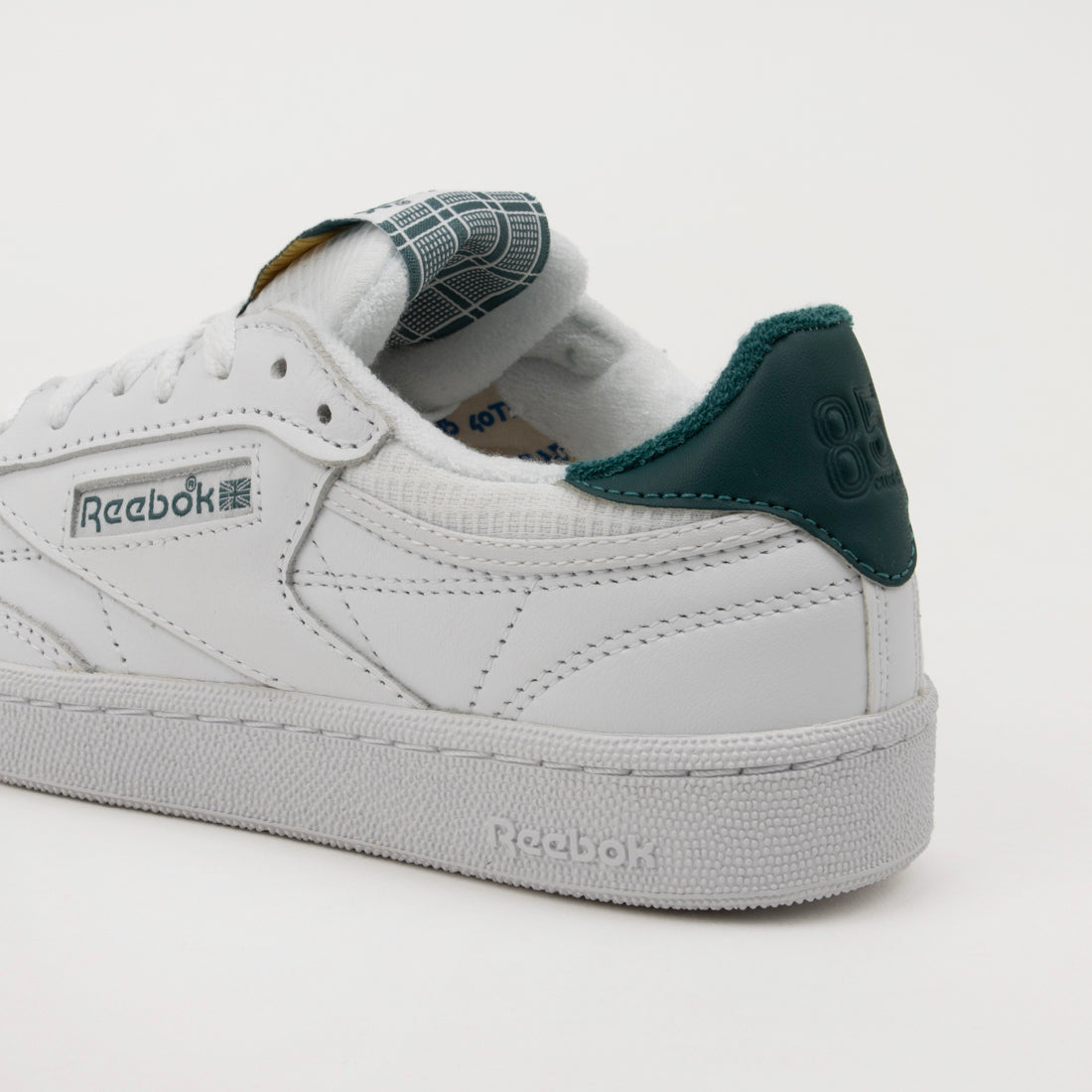 クラブシー 85 ヴィンテージ / CLUB C 85 VINTAGE (フットウェアホワイト/レトロティール) フットウェアホワイト/レトロティール