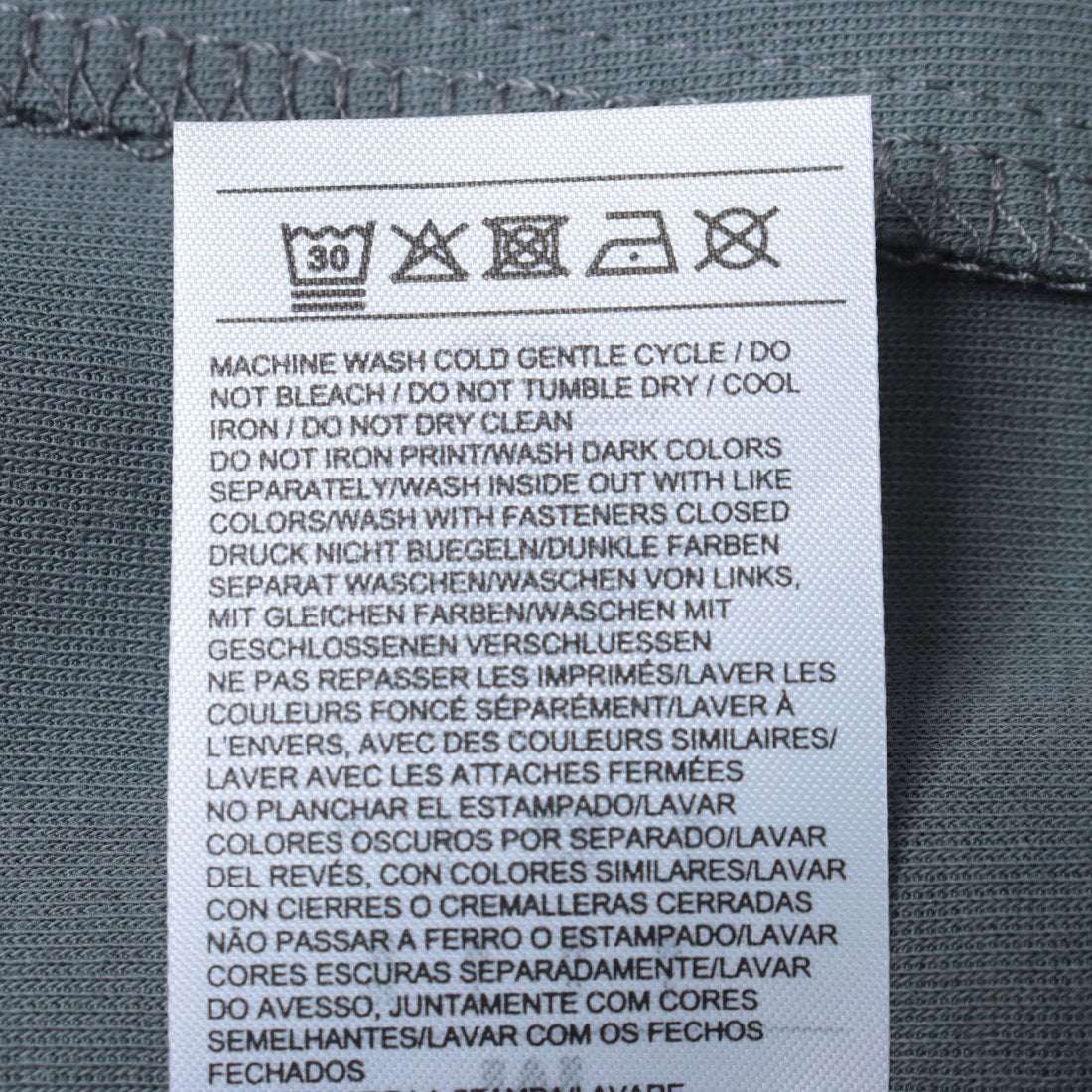 ビッグベクター ジャケット / CONTRAST PANEL FUNNELNECK JACKET (グレー) グレー