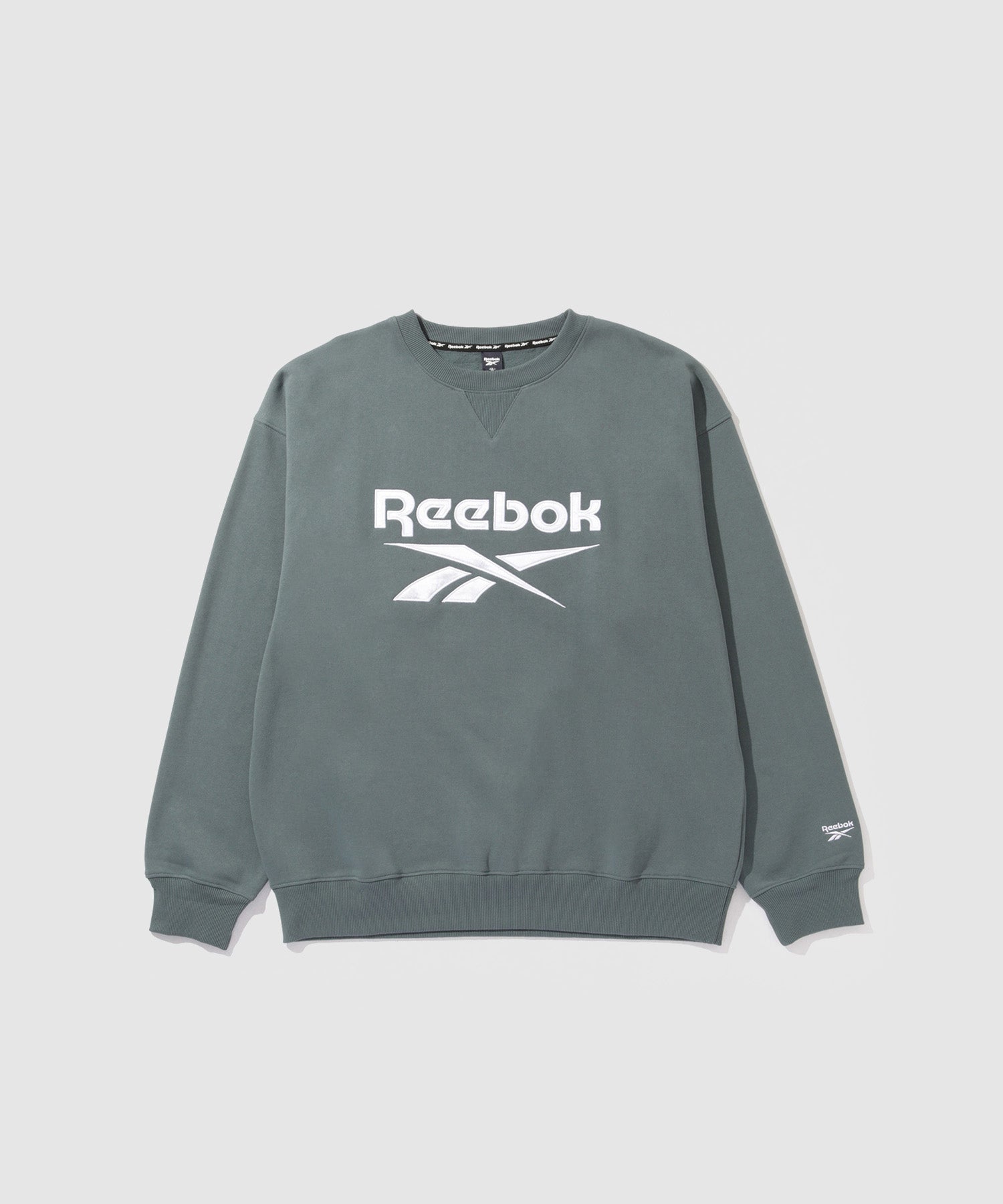 リーボック Reebok ワッペンロゴスウエット (アッシュグレー) アッシュグレー