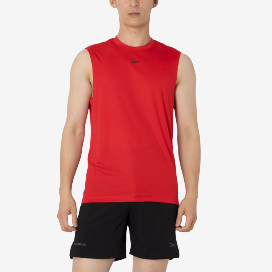 トレイン スリーブレス テックTシャツ / ID TRAIN SLVLS TECH TEE (ベクターレッド) ベクターレッド