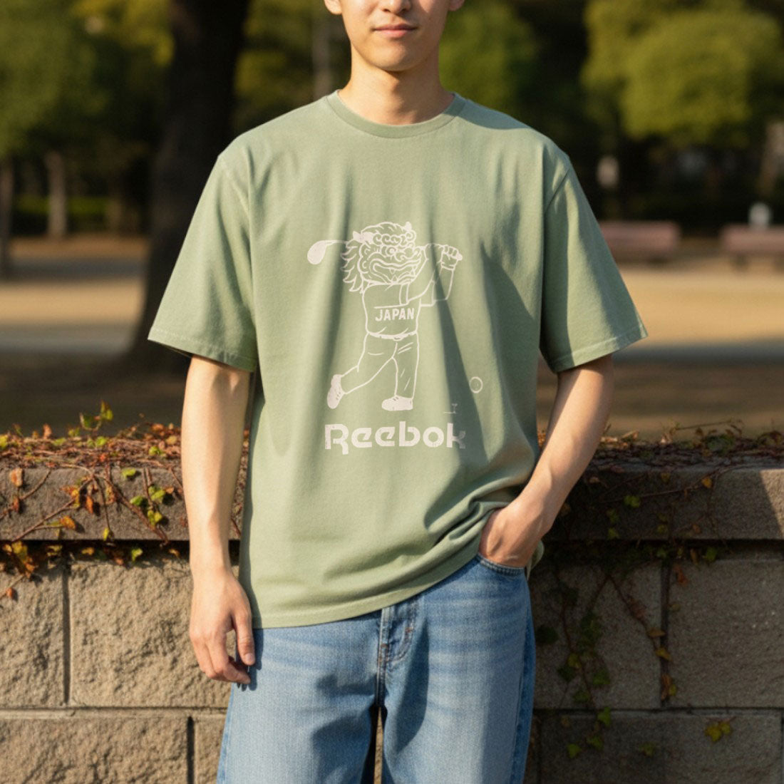 リーボック Reebok Reebok SHISHIMAI ヴィンテージ Tシャツ【日本限定モデル】 (KH) KH