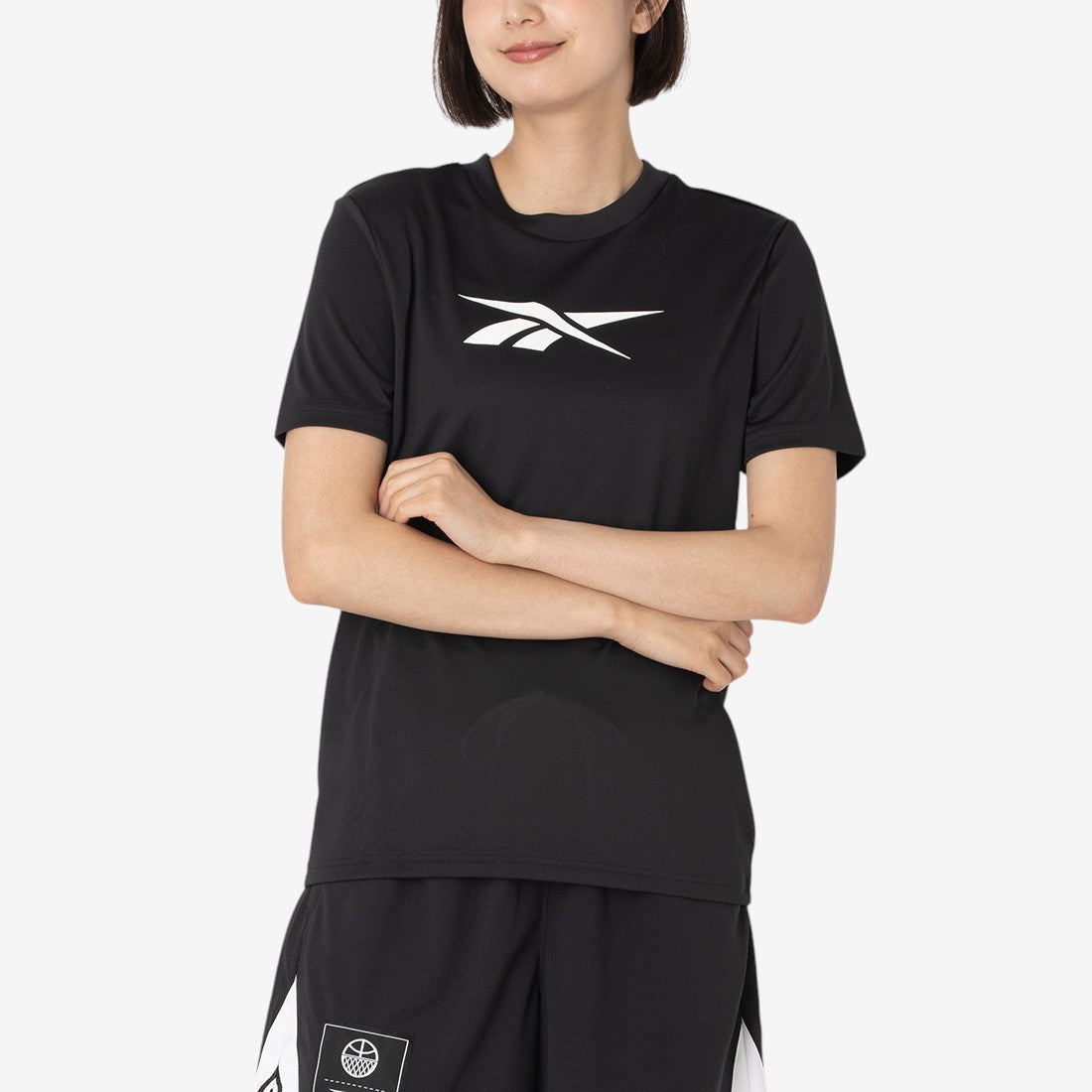 ロゴ トレーニング Tシャツ / CASIDY CORE SS TOP (ブラック) ブラック