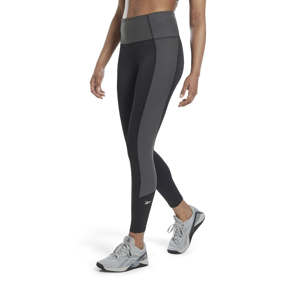 リブ ハイライズ レギンス / Rib High-Rise Leggings,ブラック