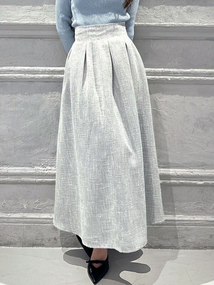 リゼクシー RESEXXY ウエストタックツイードスカート (ブルー) ブルー