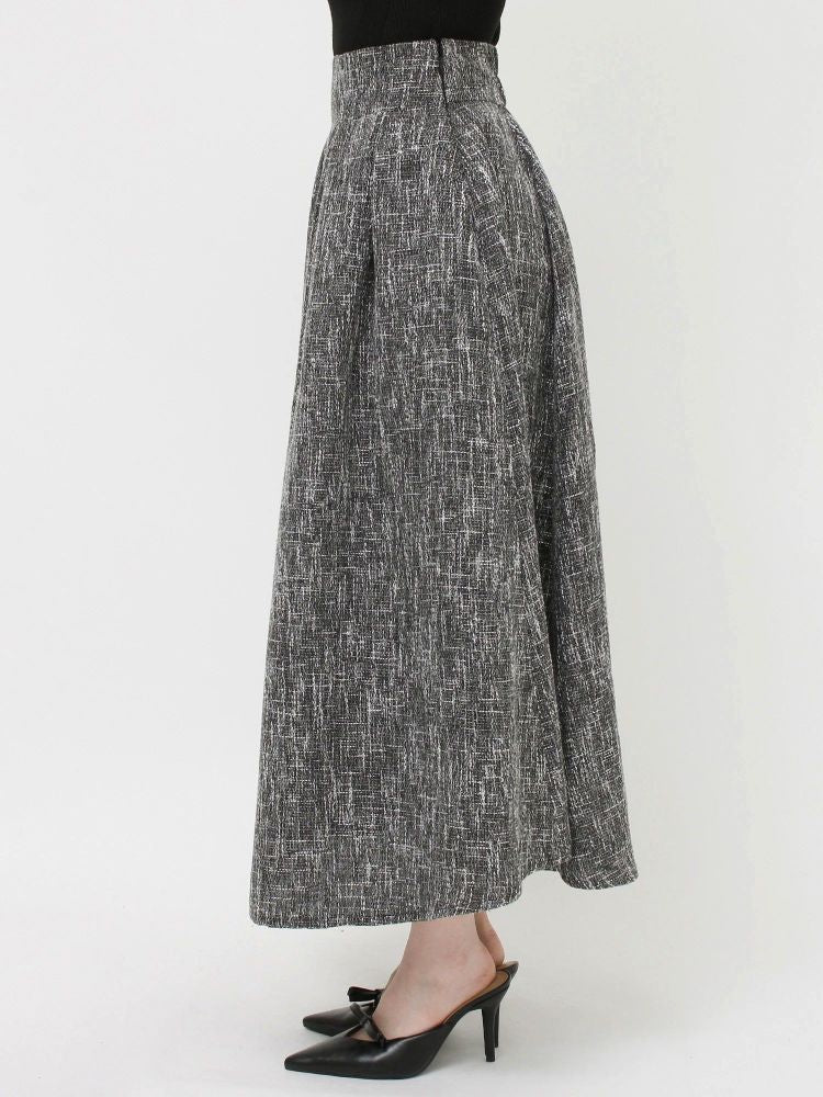 リゼクシー RESEXXY ウエストタックツイードスカート (ブルー) ブルー