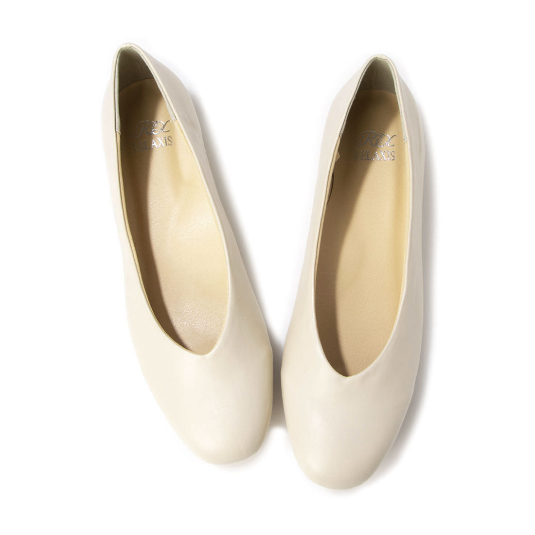 リラクシス RELAXIS【防水】防水Vカットバレエシューズ