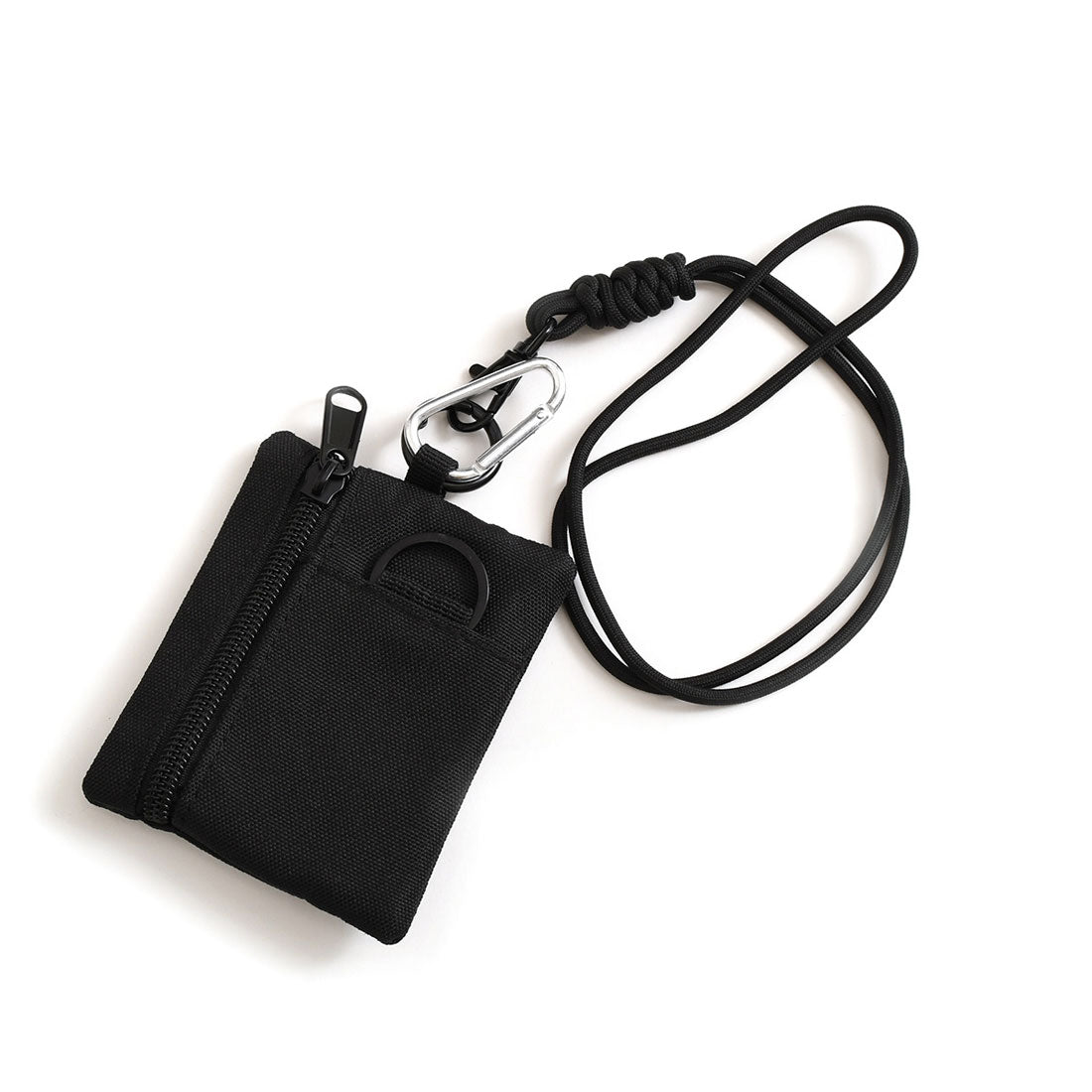 Real Style Pouch Small Item Holder Fragment Case Coin Card Men's Women's Mini Wallet Coin Purse Key Holder Carabiner Neck Hanging Children Outdoor