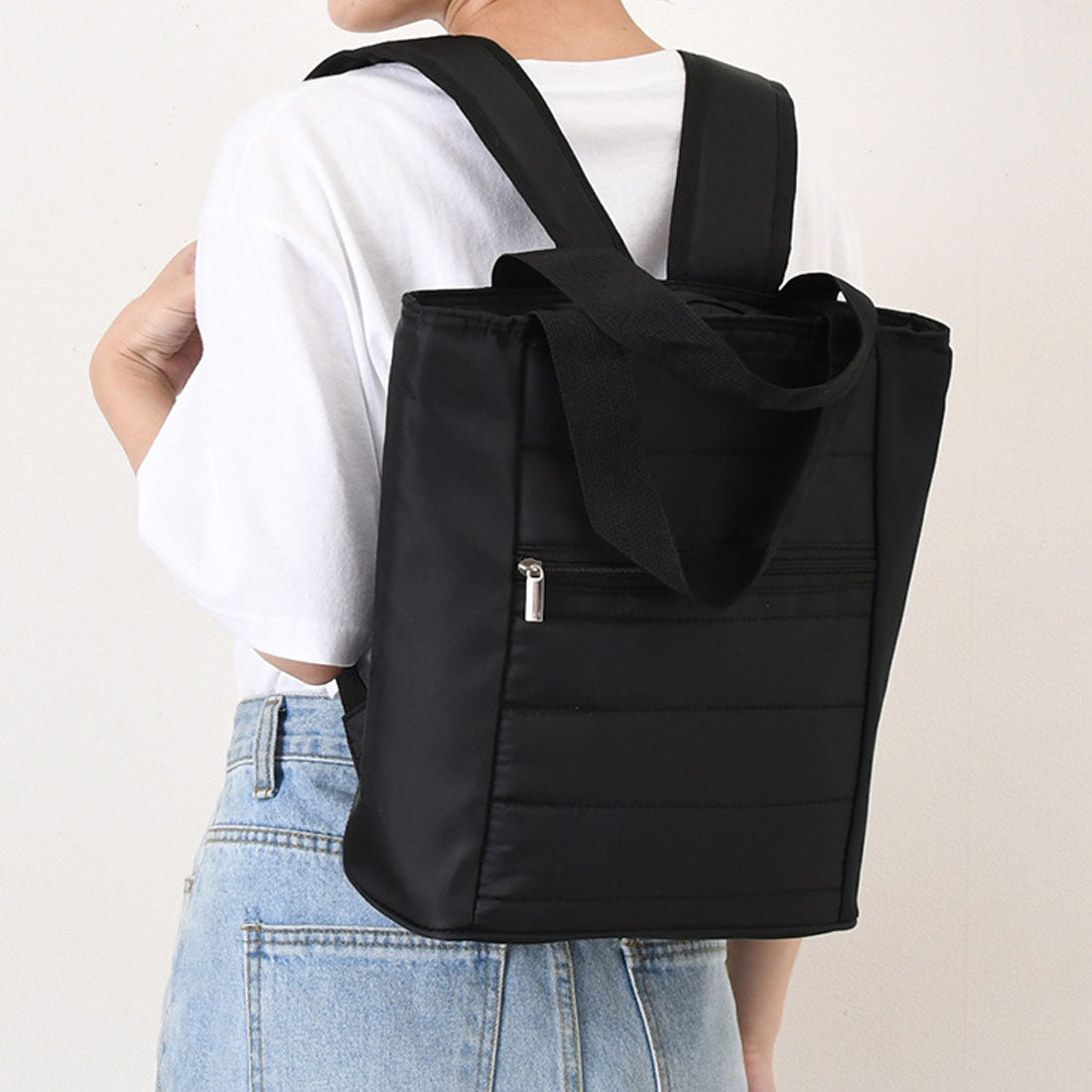 リアルスタイル REAL STYLE 保冷バッグ クーラーバッグ リュック 買い物バッグ 大容量 お弁当 スポーツ ゴルフ 最強 メンズ レディース おしゃれ 12L ママ 旅行 (ブラック) ブラック