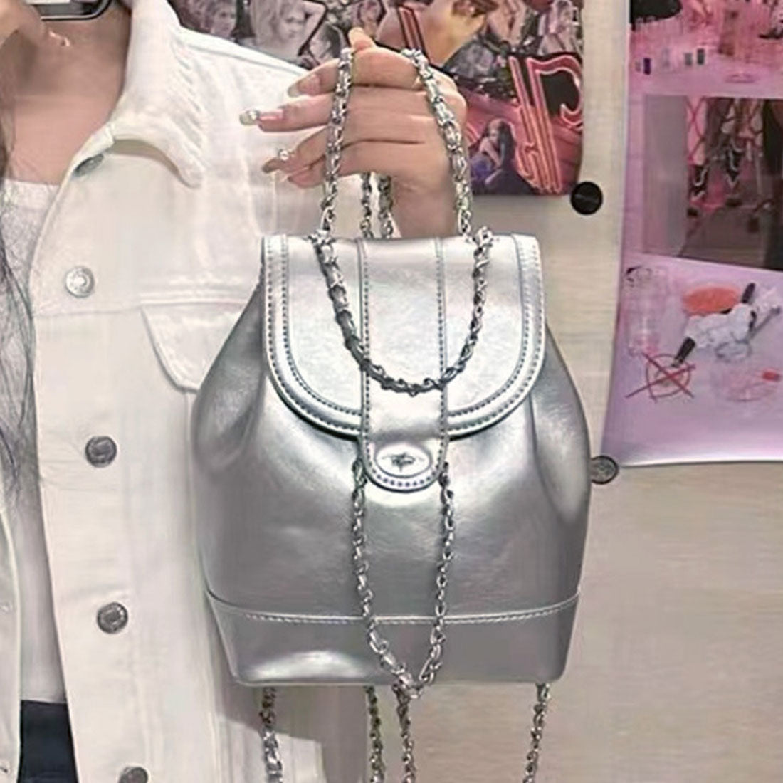 リアルスタイル REAL STYLE ミニリュック レディース 女の子 バッグ 軽い 通学 通勤 黒 おしゃれ 小さめ 子供 キッズ 合皮 バケツ型 フェイクレザー 可愛い 韓国