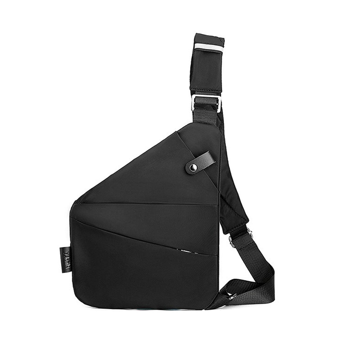 Real Style Body Bag for Men and Women, Water-Resistant, Slim, Multi-Pocket, Small Size A5, Lightweight, Casual, Travel, Outdoor, Walking, Crossbody, Plain